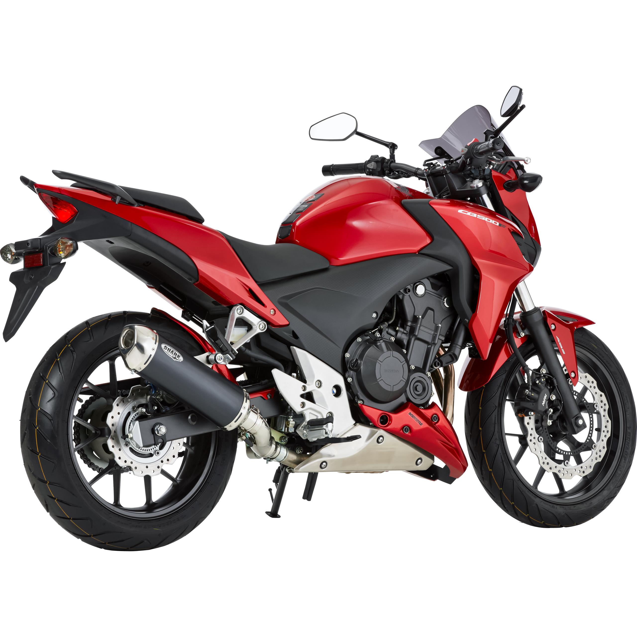 Shark exhaust DSX-5 Auspuff Honda CB 500 F/X, CBR 500 R schwarz - Motorradteile & Ersatzteile - Auspuff
