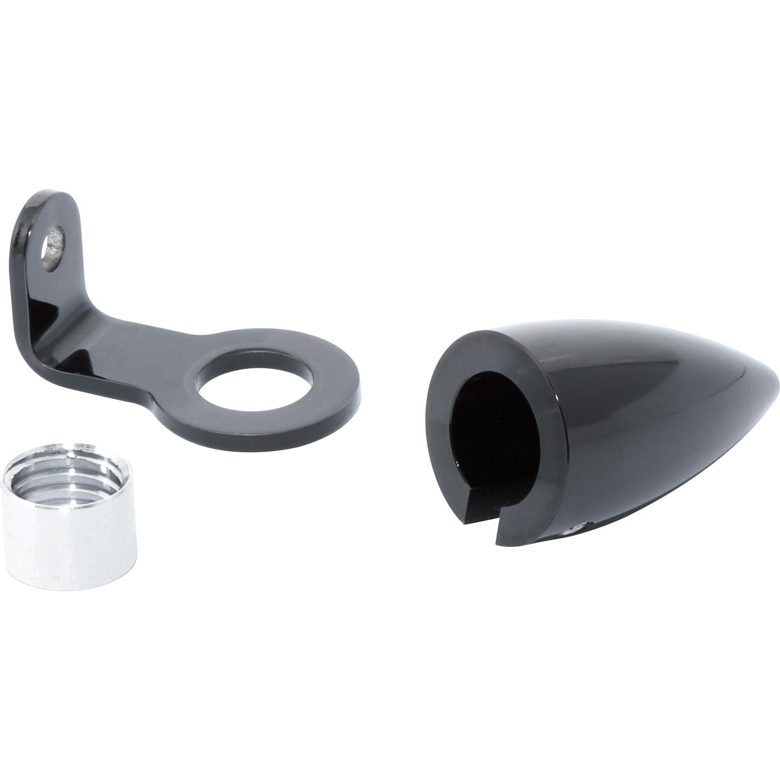 Highsider-Alu Gehäuse für LED Rücklicht Mono Ø18mm M10 schwarz-5706231031001251
