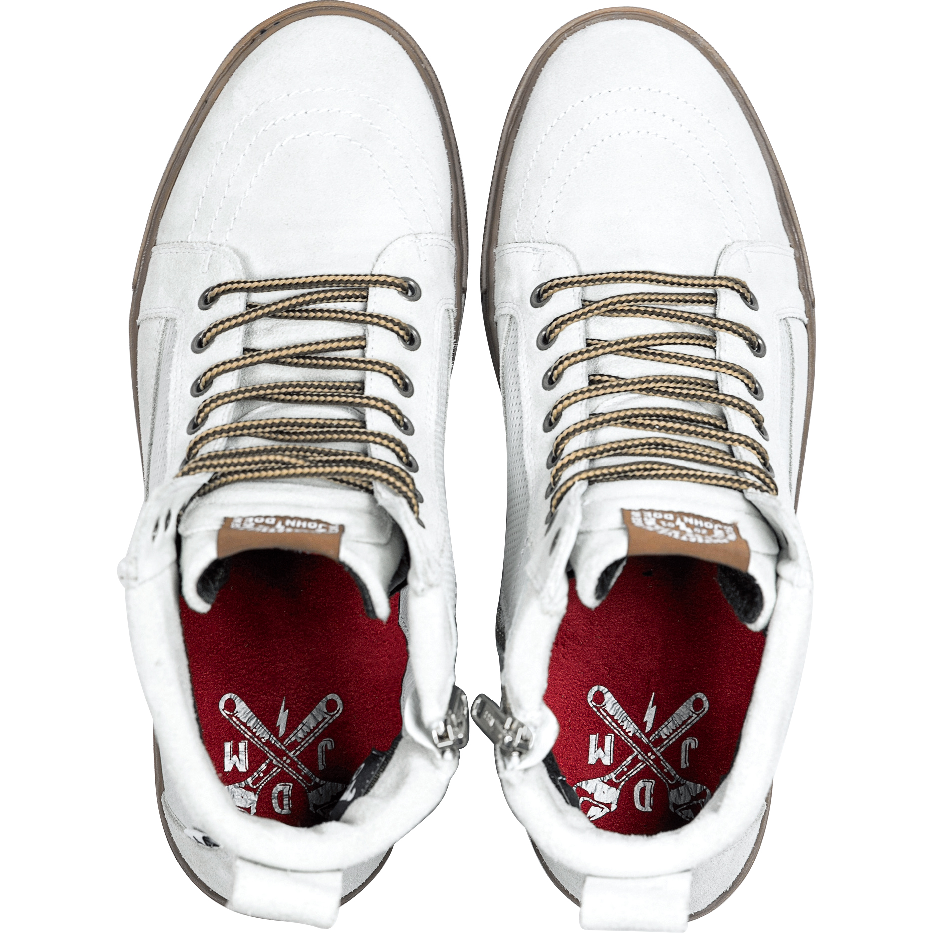 John Doe-Neo Stiefel weiß/braun-3005621999005