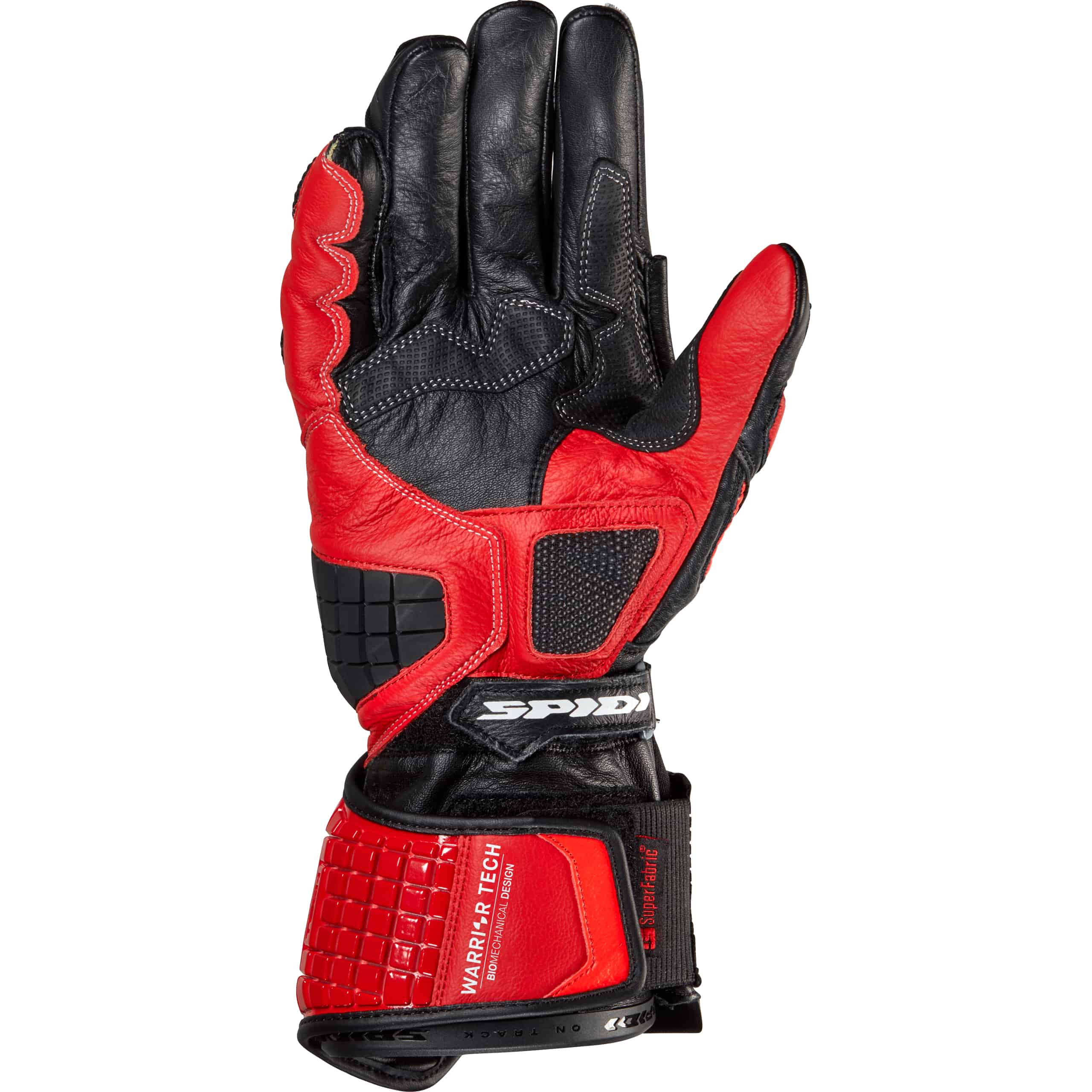 SPIDI-Carbo Track Evo Lederhandschuh lang rot XXL-3117041006002012