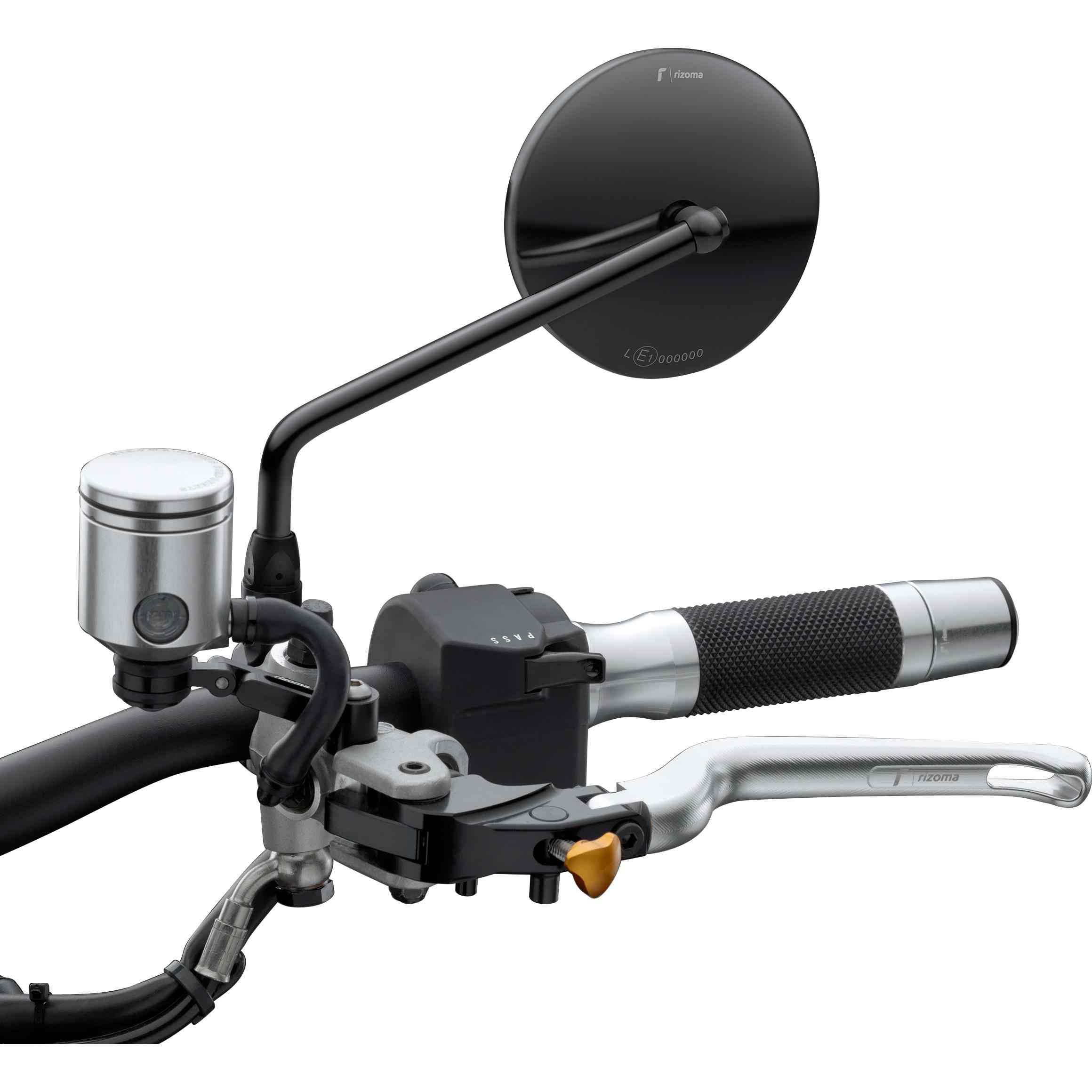 Rizoma-Lenkerspiegel One BS251B schwarz für Harley-Davidson/BMW-5694671113004101