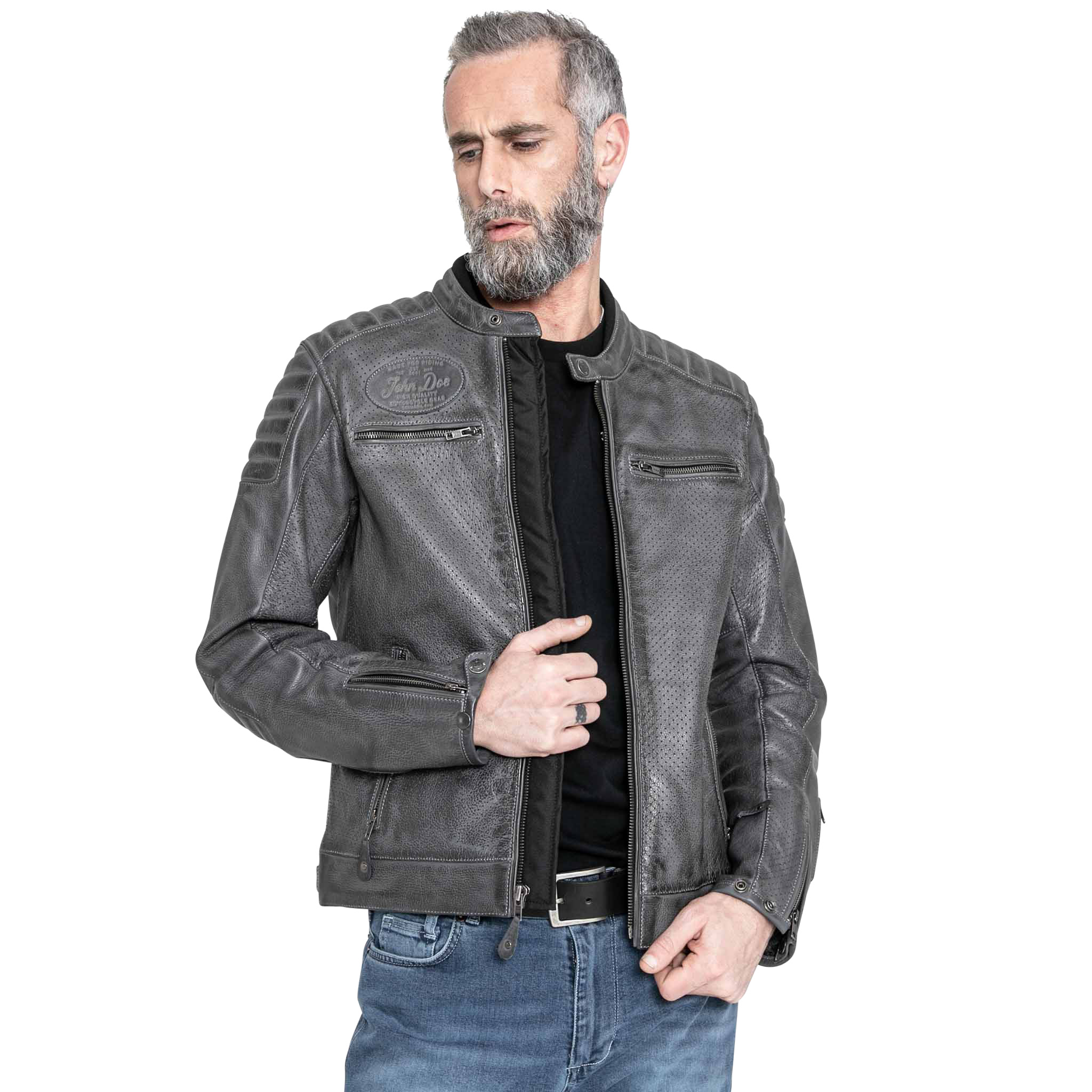 John Doe-Storm Lederjacke grau-1000181999007