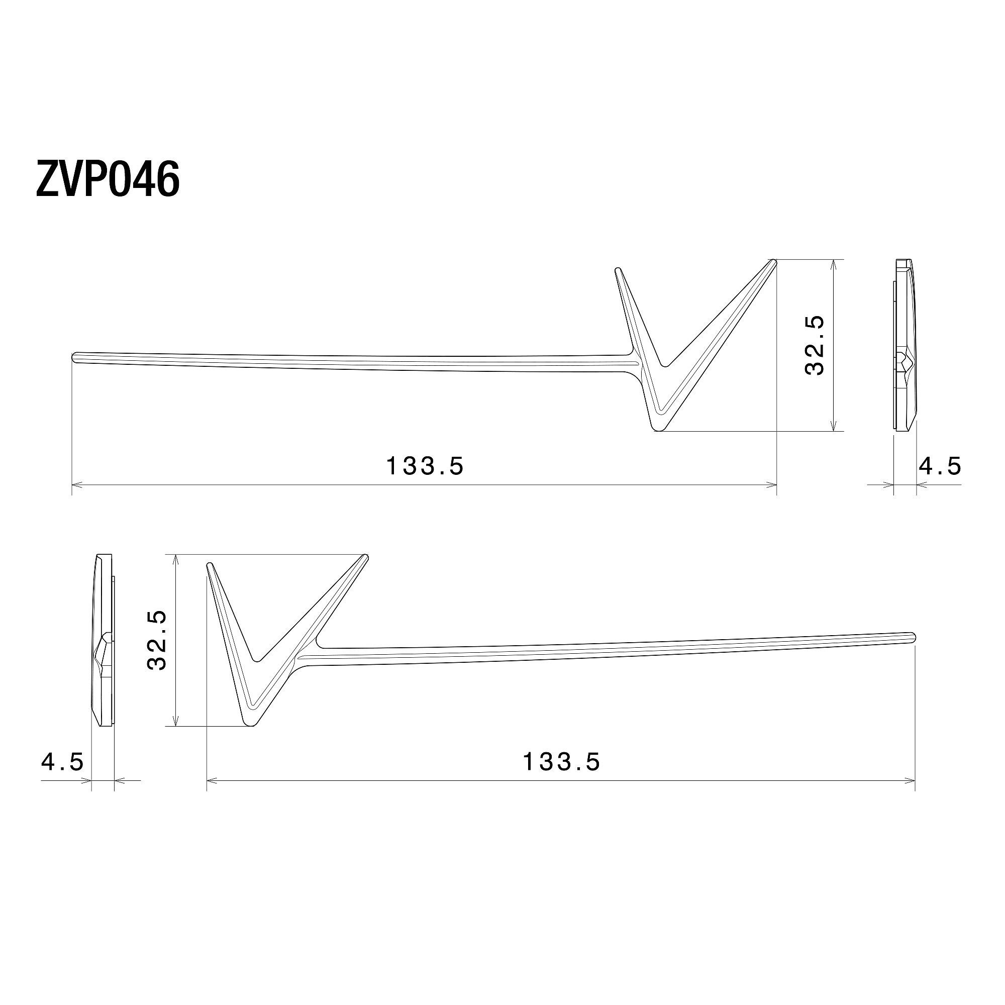 Rizoma Logo/icon tag Paar Alu V hinten ZVP046A silber für Vespa - Motorradteile & Ersatzteile - Verkleidungen & Abdeckungen