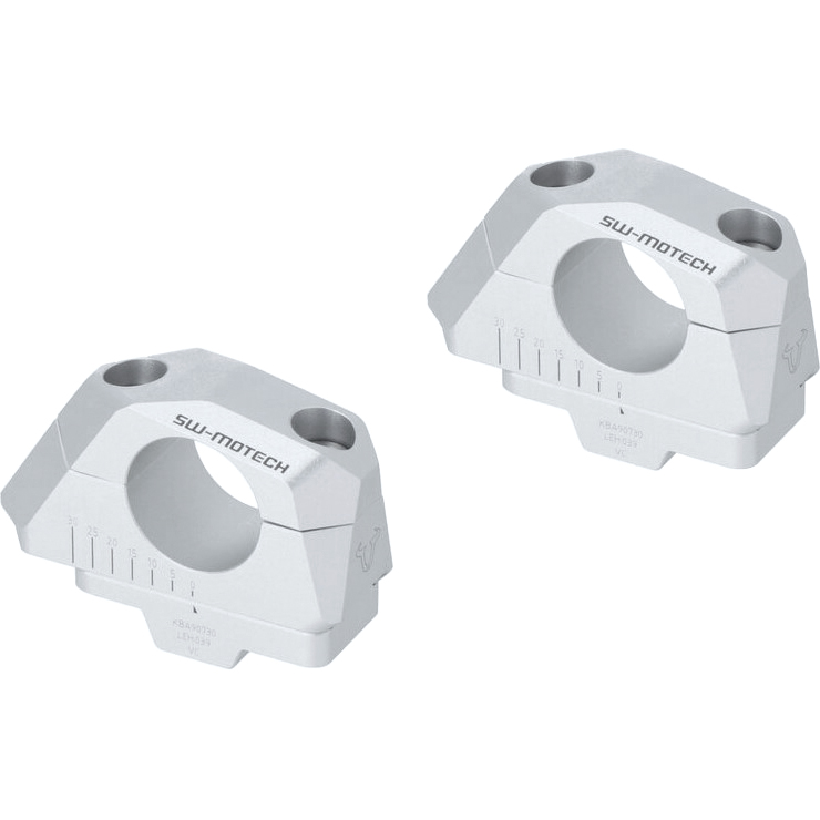 SW-MOTECH Lenkerverlegung variabel für Ø32mm silber - Motorradteile & Ersatzteile - Lenker, Griffe & Hebel