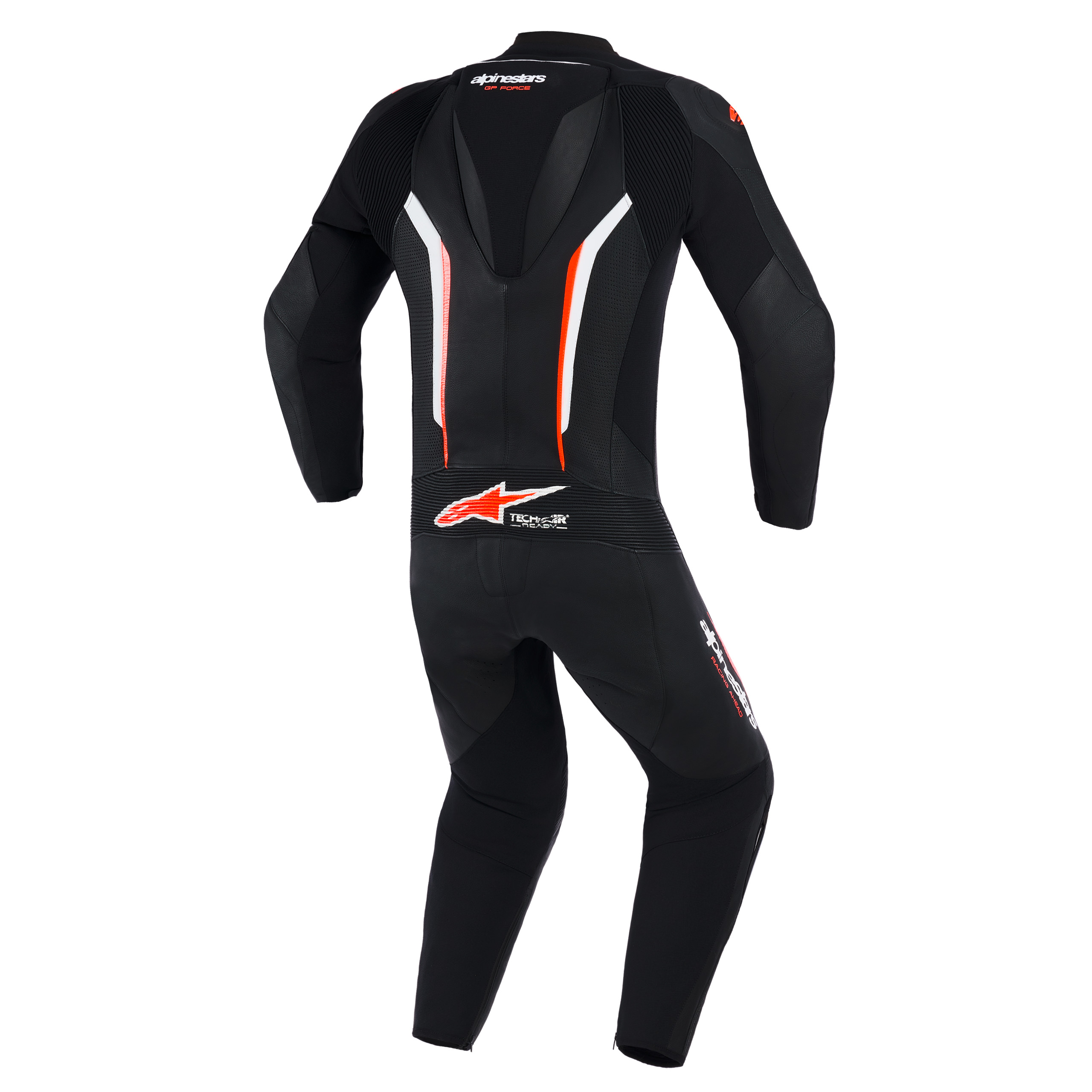 Alpinestars-GP Force V2 Lederkombi 1-tlg. schwarz/weiß/fluo rot 54-0001710999128308