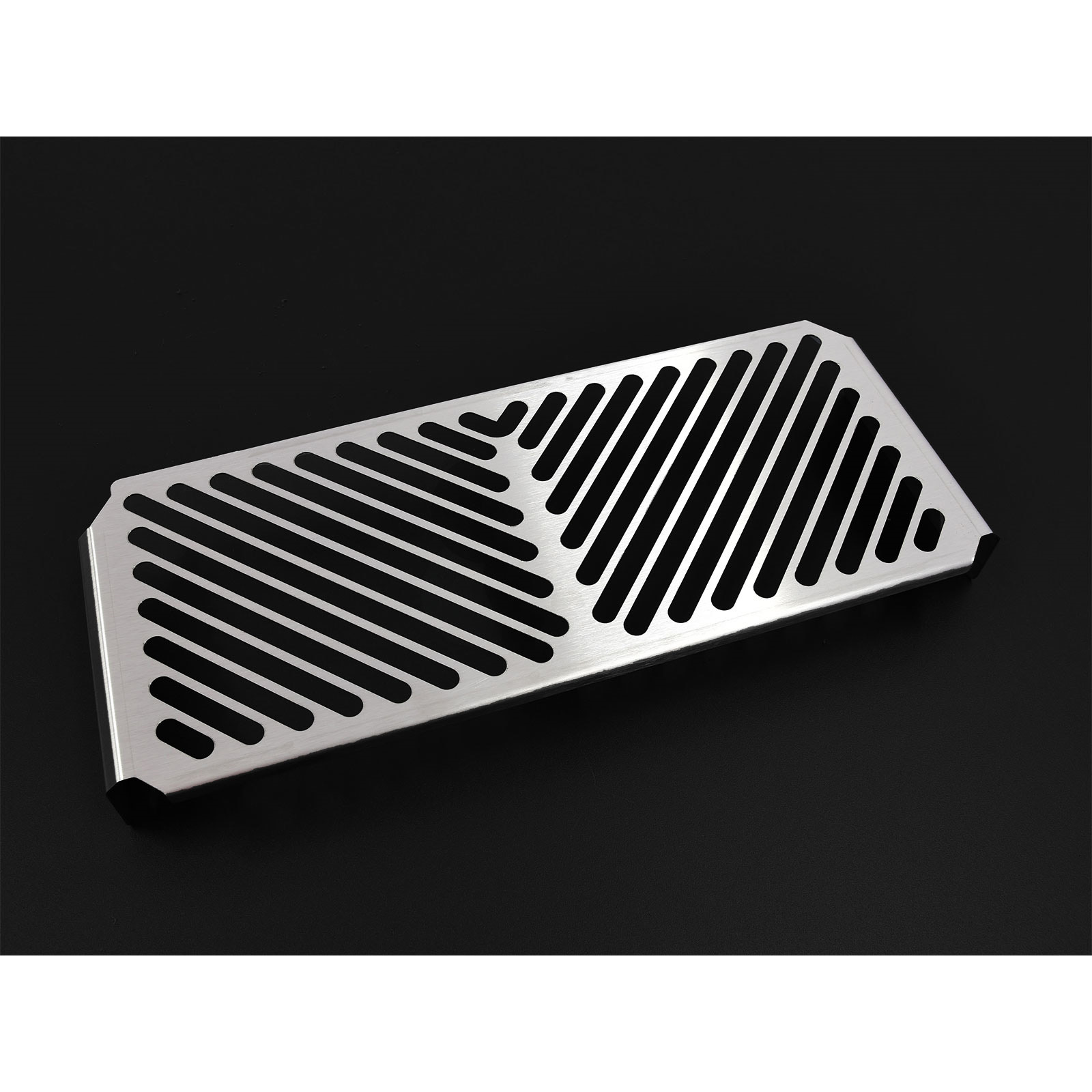 Zieger Kühlerabdeckung Clean silber für Suzuki SV 650 N/S 2005-2008 - Motorradteile & Ersatzteile - Verkleidungen & Abdeckungen