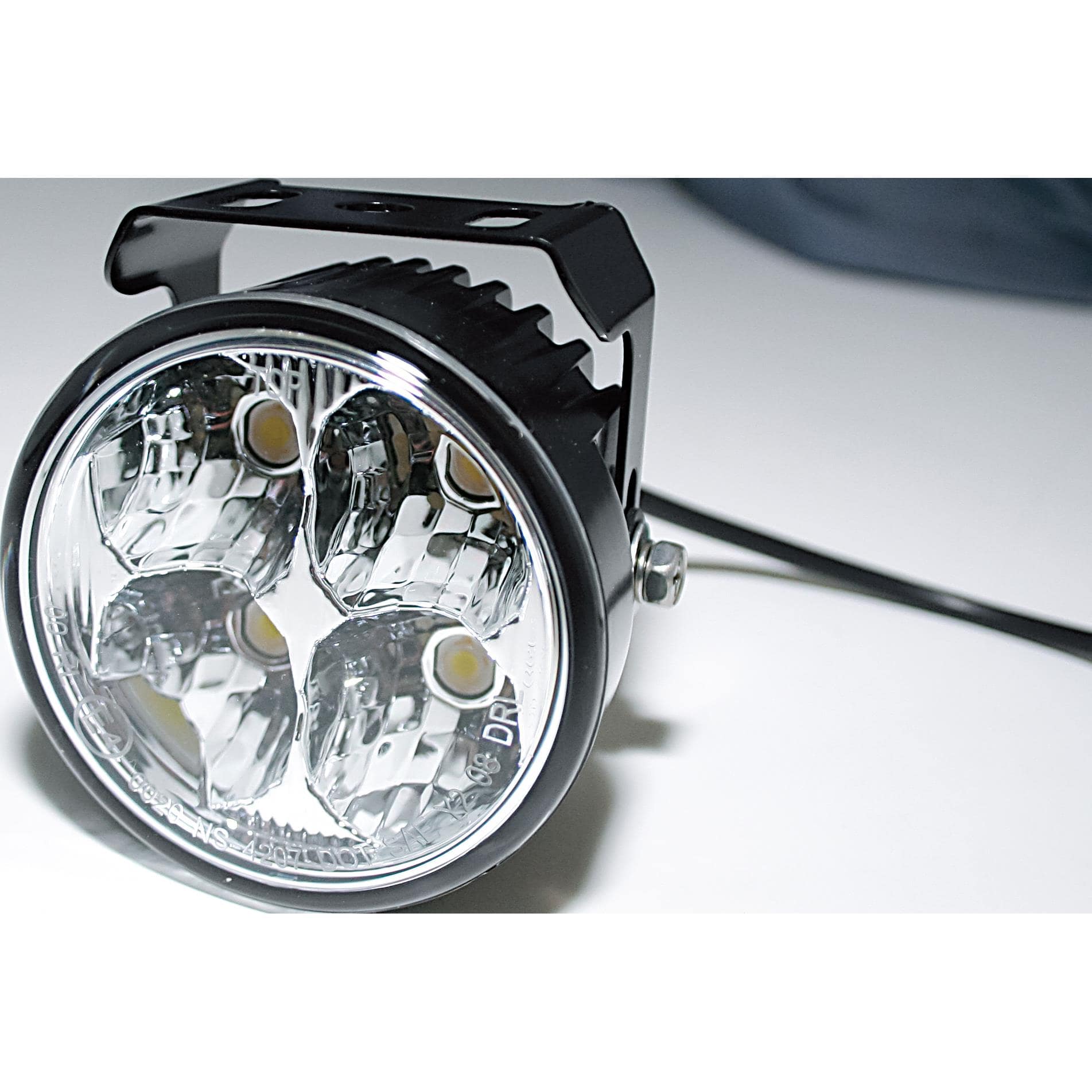 Highsider-LED-Tagfahrlicht universal Alu rund Ø71,5mm-5691721033004080