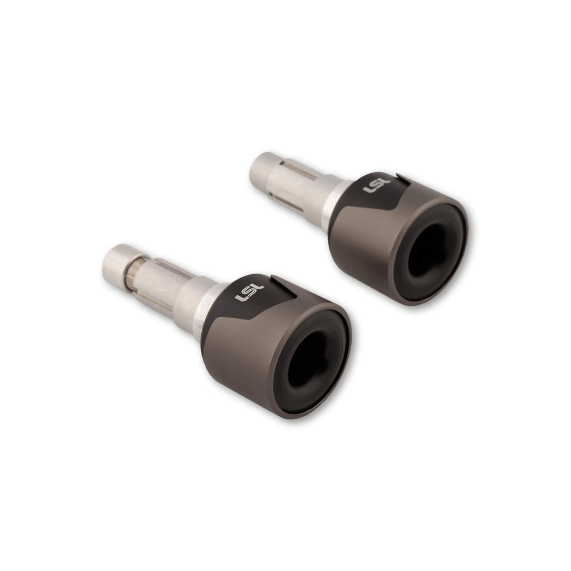 LSL Lenkergewichte für 12-22mm Innen-Ø Nova-RS titan/schwarz - Motorradteile & Ersatzteile - Lenker, Griffe & Hebel
