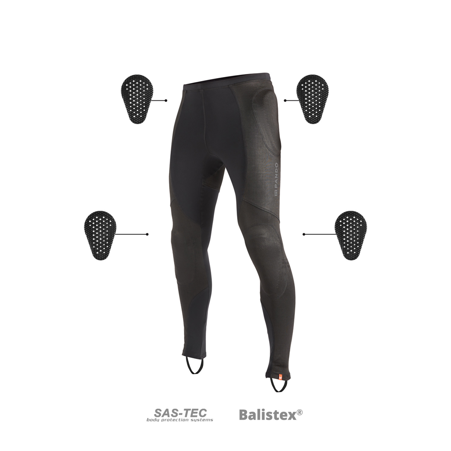 Pando Moto-Skin UH 03 Gepanzerte Motorrad-Leggings-0002170002001007