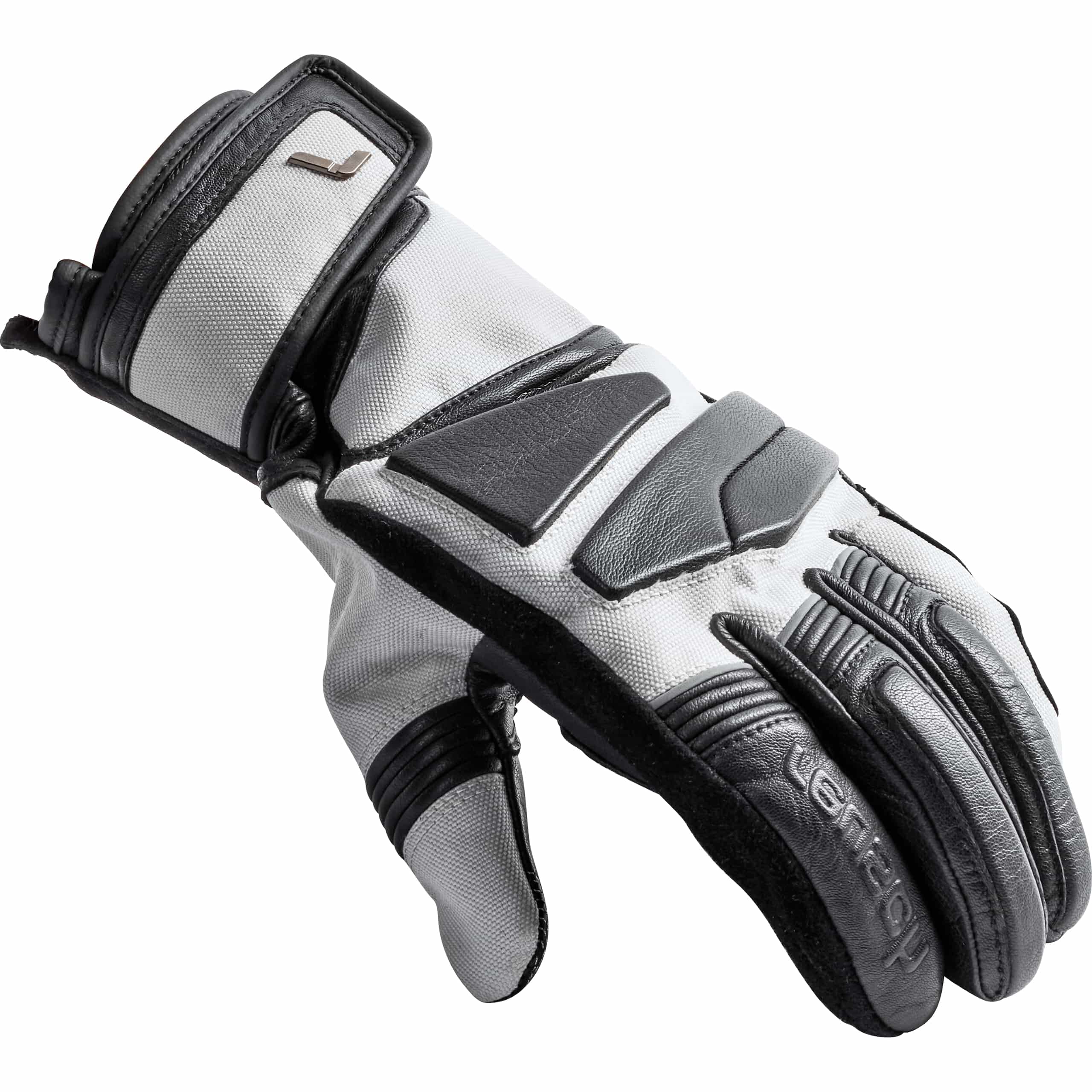 Reusch-Stormrider Leder/Textilhandschuh lang grau-3115151006007