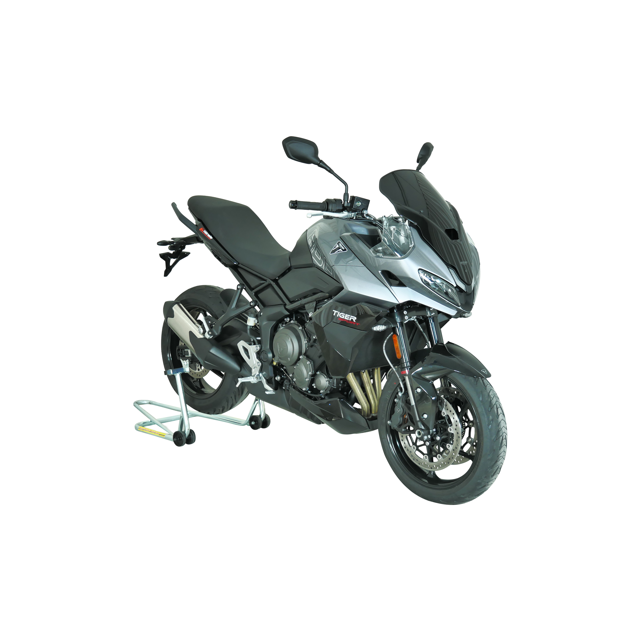 MRA schwarze Touring-Verkleidungsscheibe für Tiger Sport 660/800