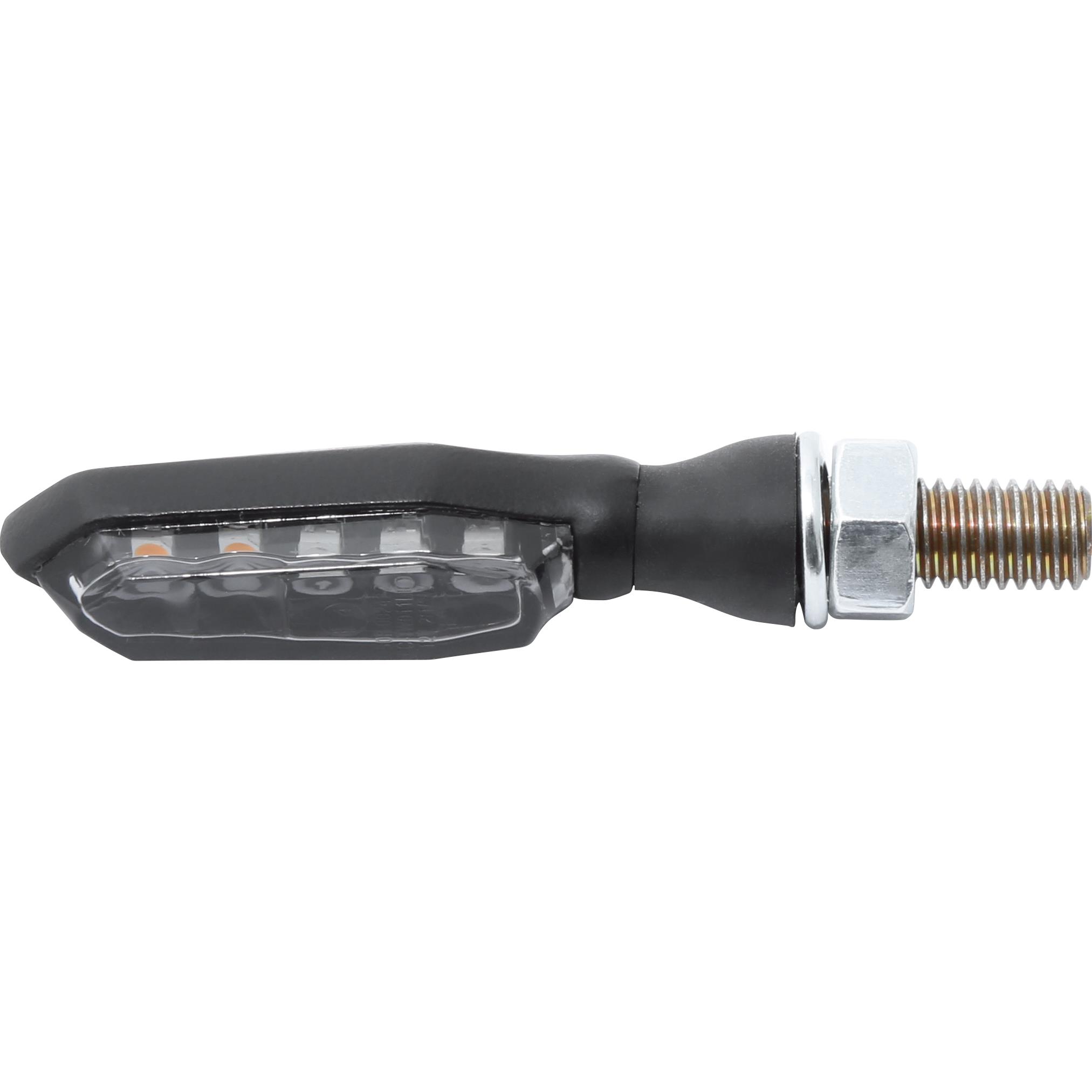 Highsider-LED Metall Rücklicht/Blinkerpaar Sonic-X1 M8 getöntes Glas-5705601029001210