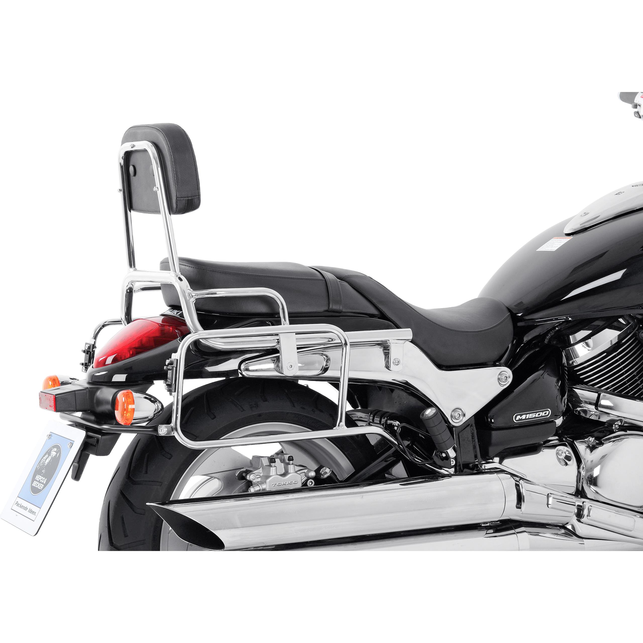 Hepco & Becker Seitenkofferträger chrom für Suzuki M 1500 Intruder - Motorradzubehör - Motorradgepäck