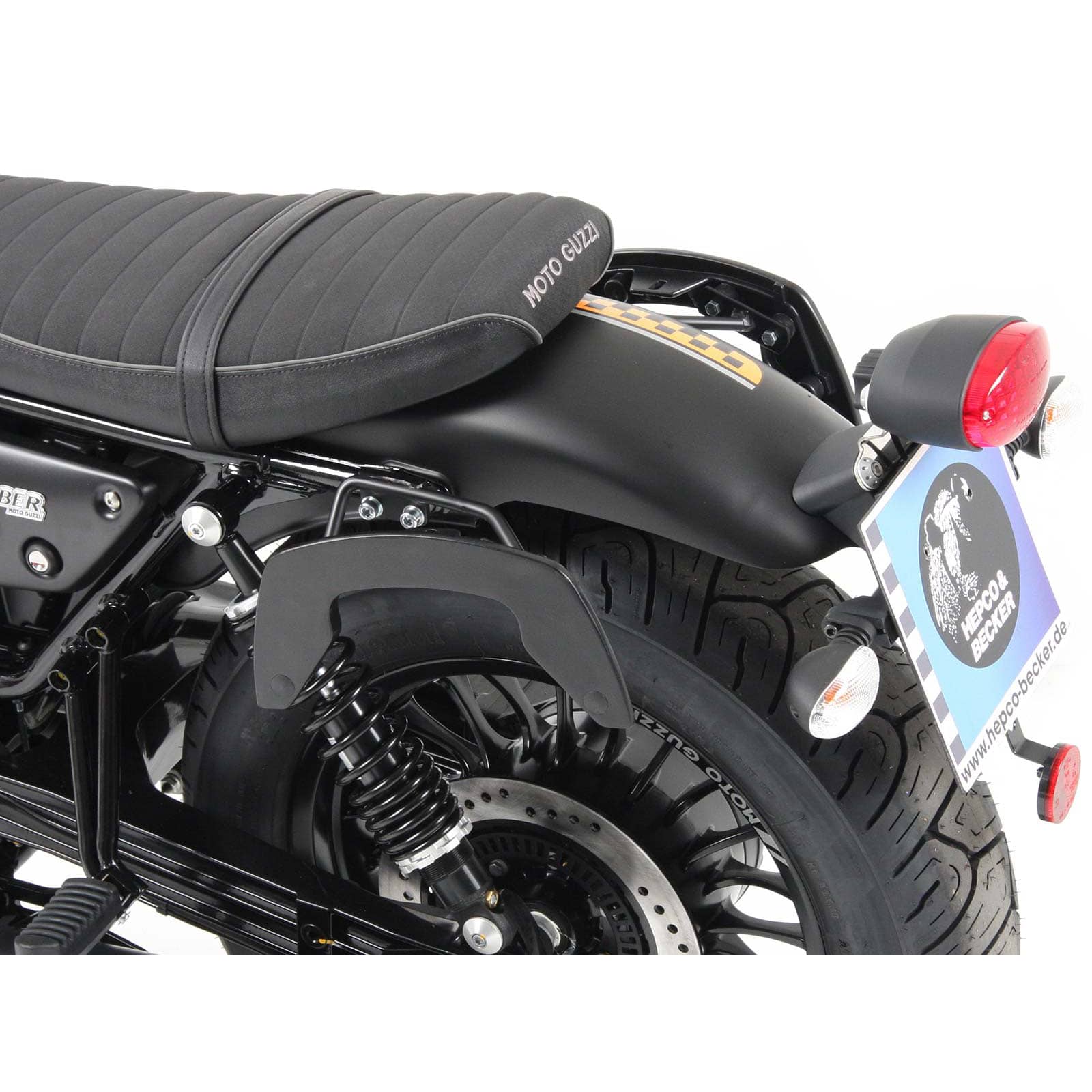 Hepco & Becker Seitentaschenhalter C-Bow schwarz für Moto Guzzi V9 Bobber 2 - Motorradzubehör - Motorradgepäck
