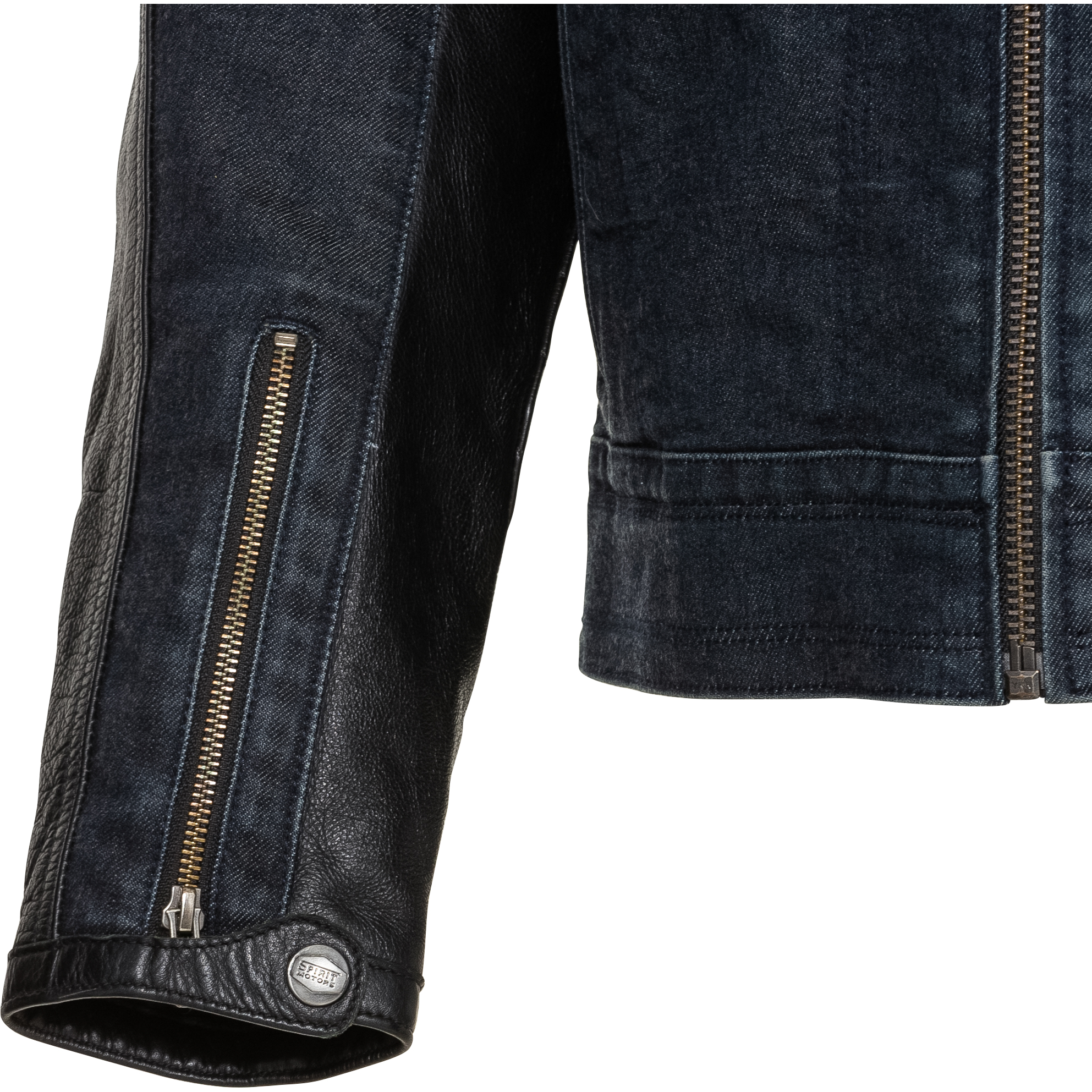 Spirit Motors-Leder-/Textiljacke 1.0 schwarz/blau 3XL-1005811999006013