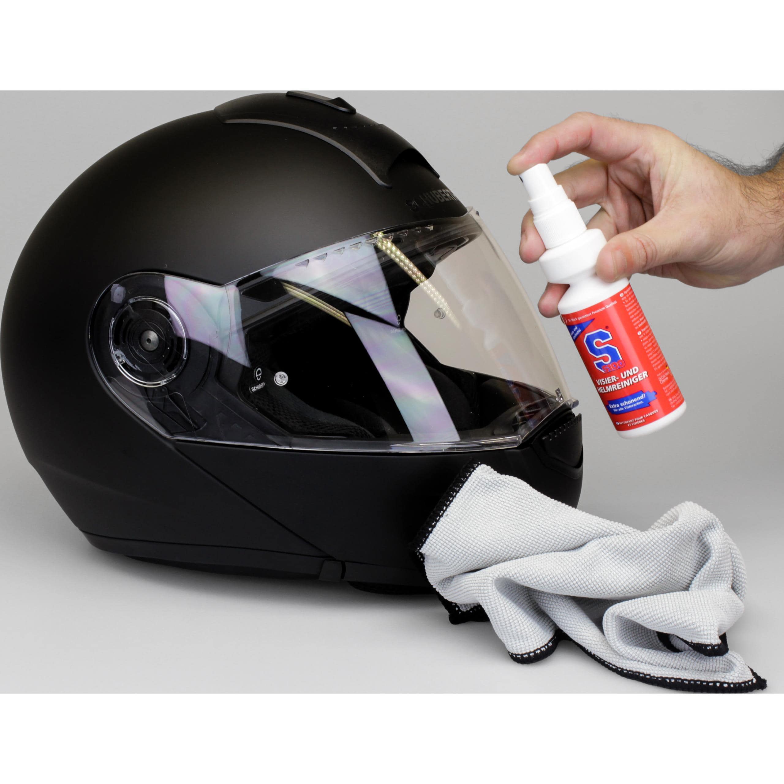 S100-Visier- und Helmreiniger mit Mikrofasertuch-3390171249000000