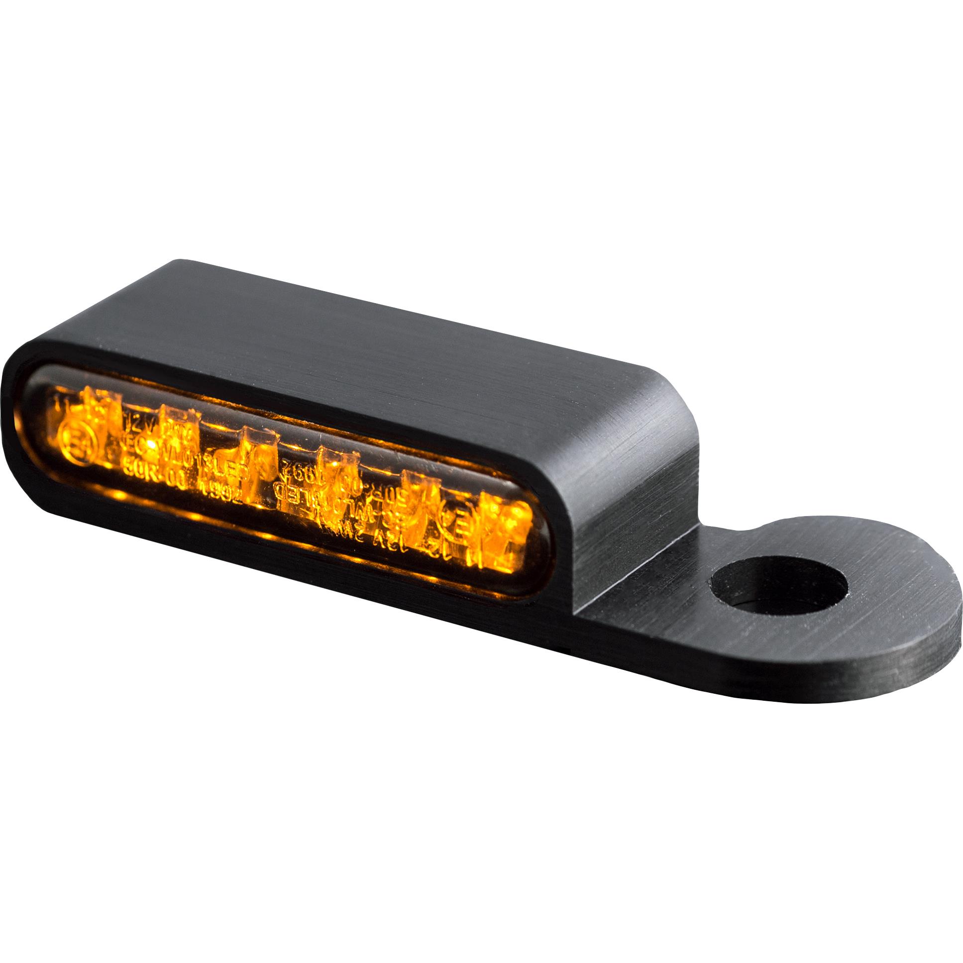 HeinzBikes LED Alu Blinkerpaar vorne schwarz für Touring Hydr 2000-2008 - Motorradteile & Ersatzteile - Beleuchtung