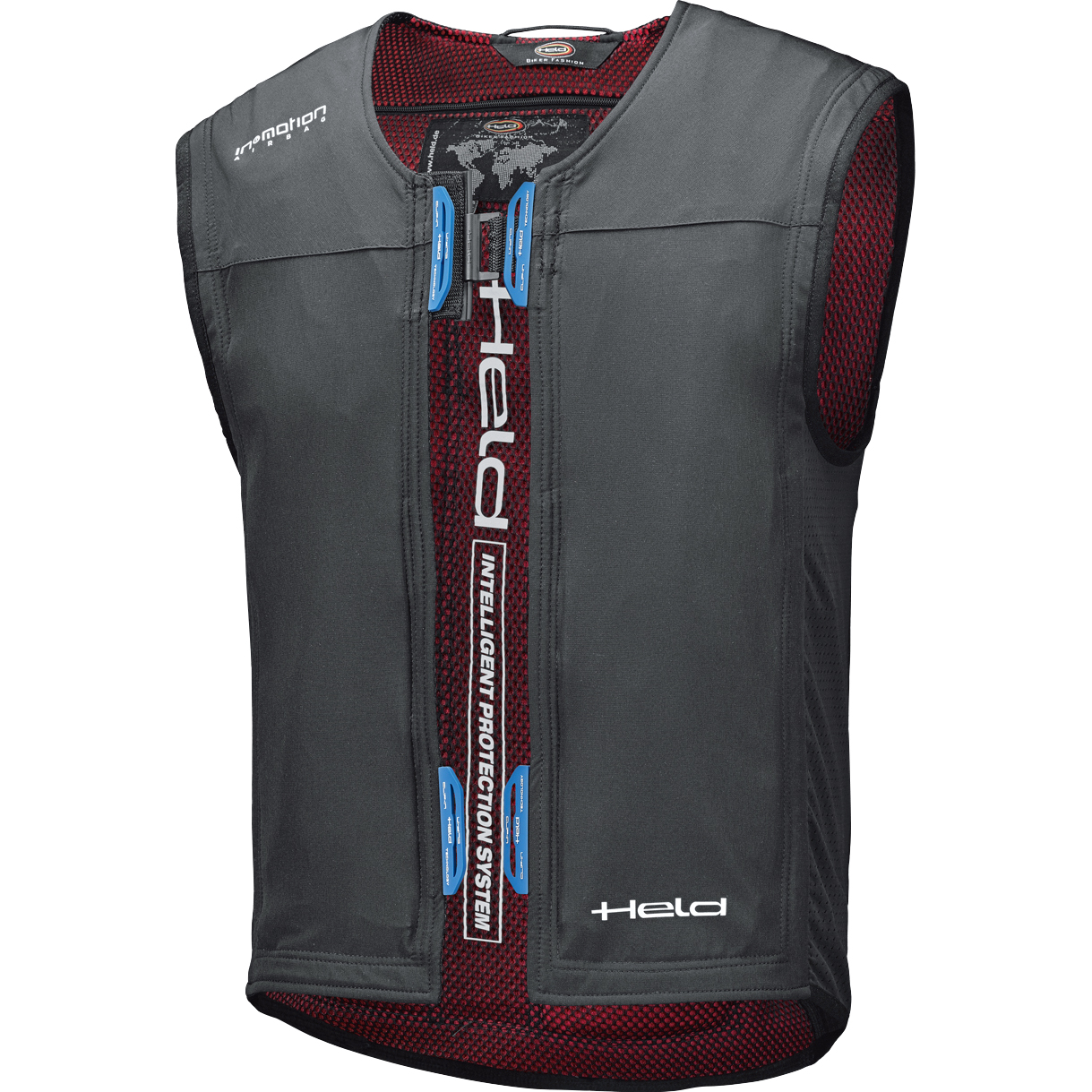 Held eVest Clip-In Airbag Weste schwarz XL - Motorradbekleidung - Protektoren & Sicherheit