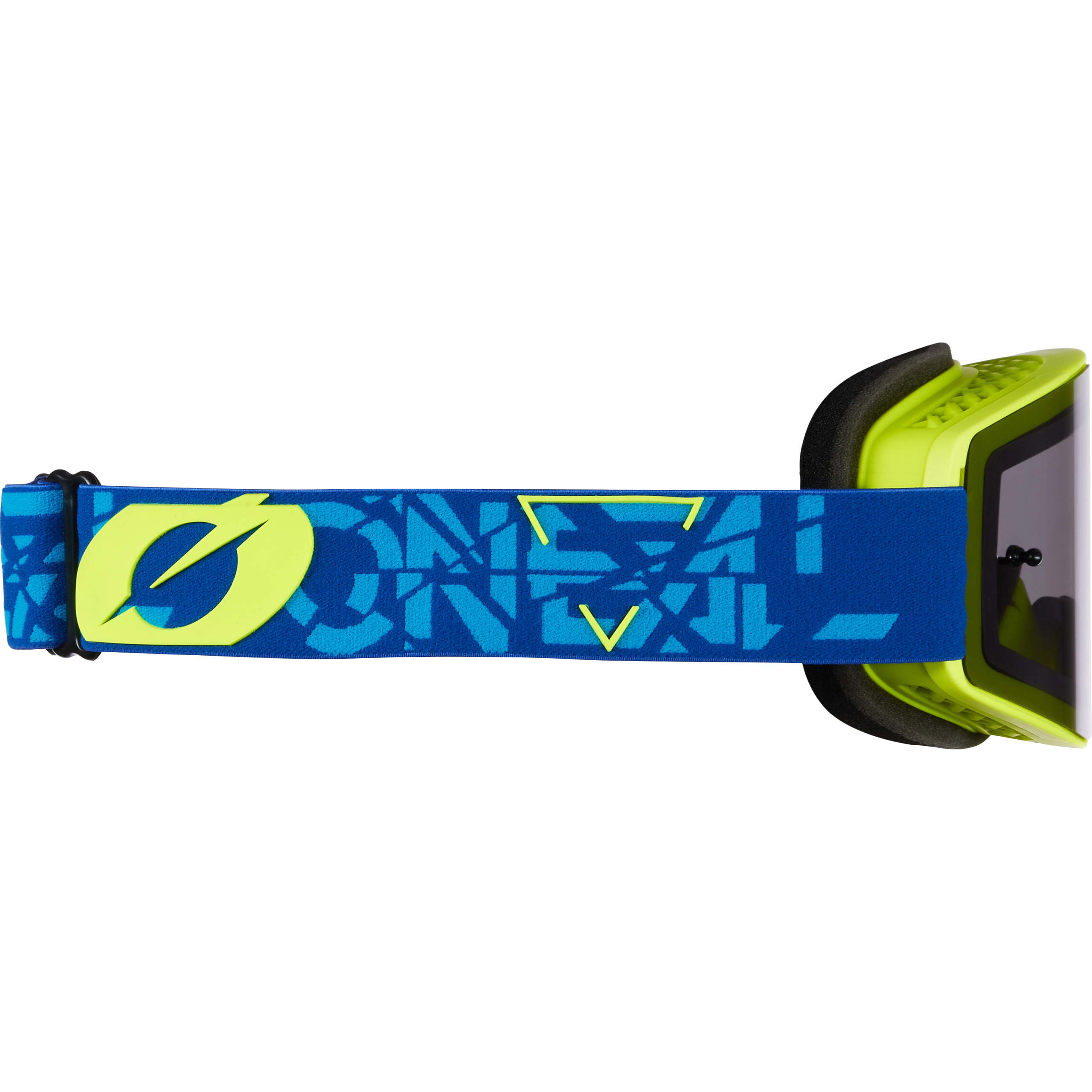 B-20 Flat Crossbrille Strain V.22 blau/neongelb/grau