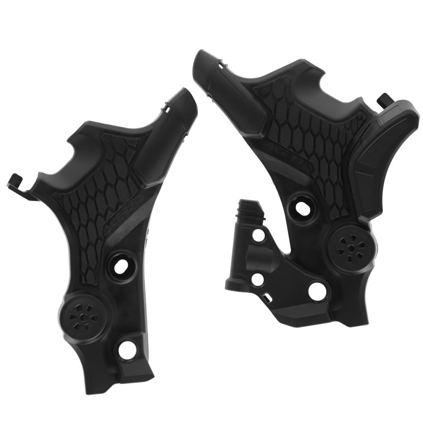 Acerbis-Rahmenprotektorenpaar X-Grip schwarz für Honda XL 750 Transa-5740671121010004