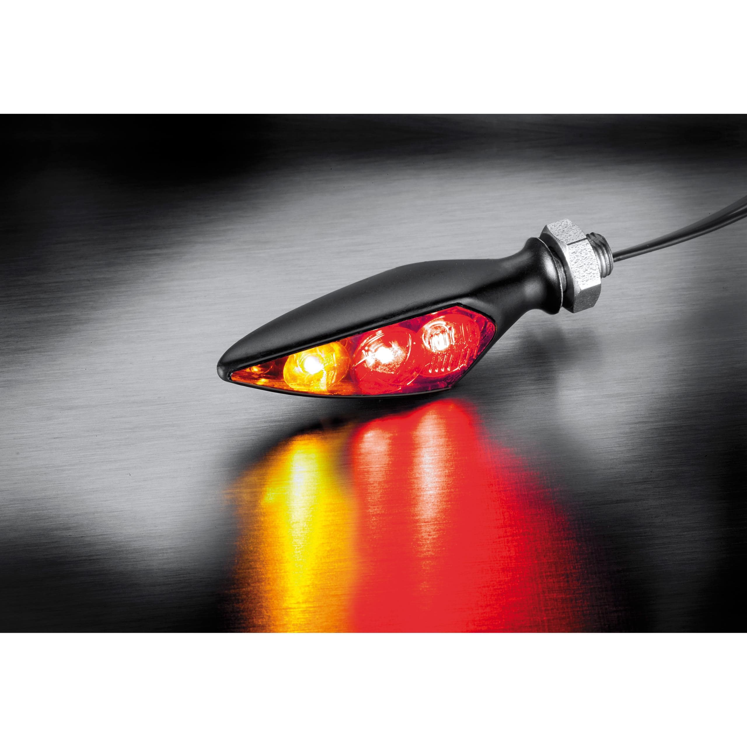 Kellermann-LED Metall Rücklicht/Blinker M5 Rhombus S DF Dark-5730771029030031