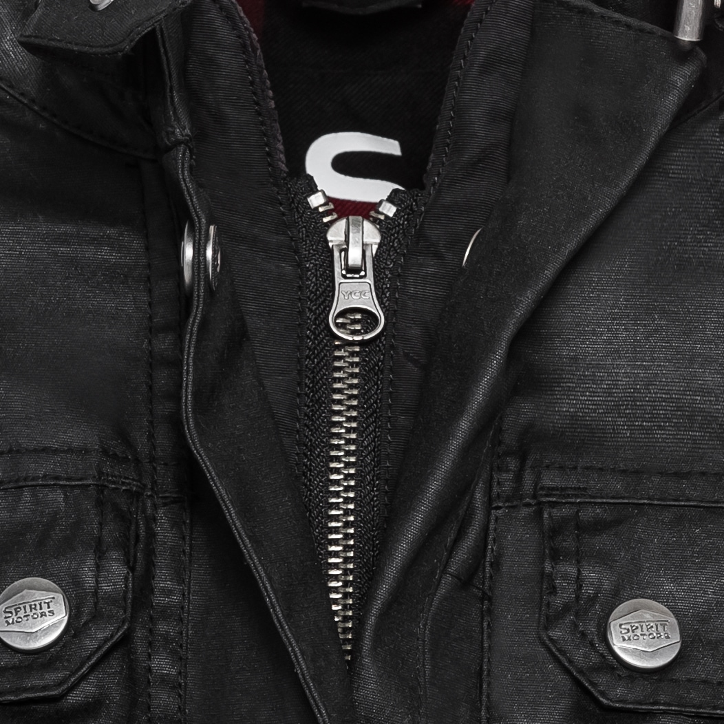 Spirit Motors-Dolly Damen Biker Wachsjacke-2016761999001111