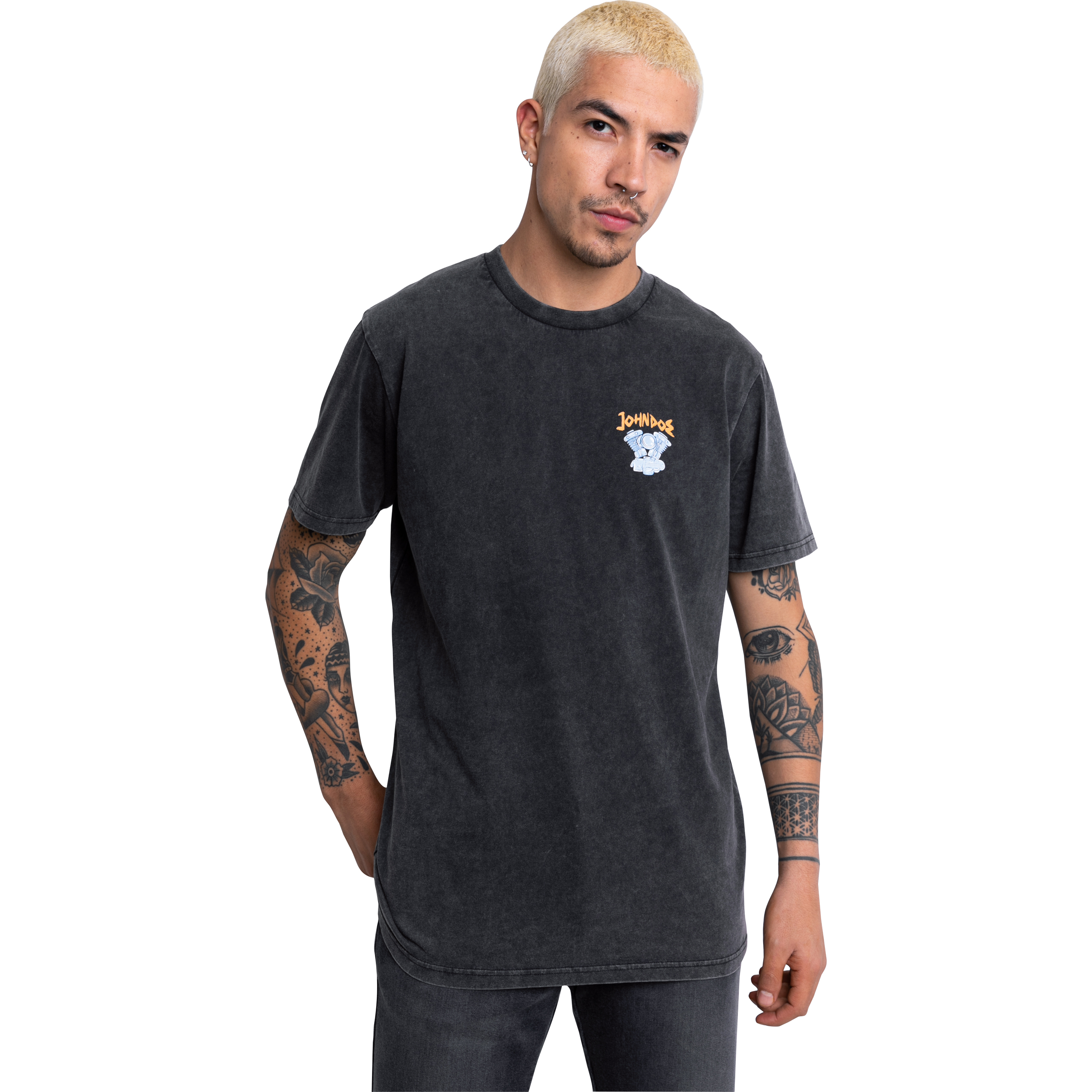 John Doe-T-Shirt Eagle Fade Out schwarz XXL-8021161999001012