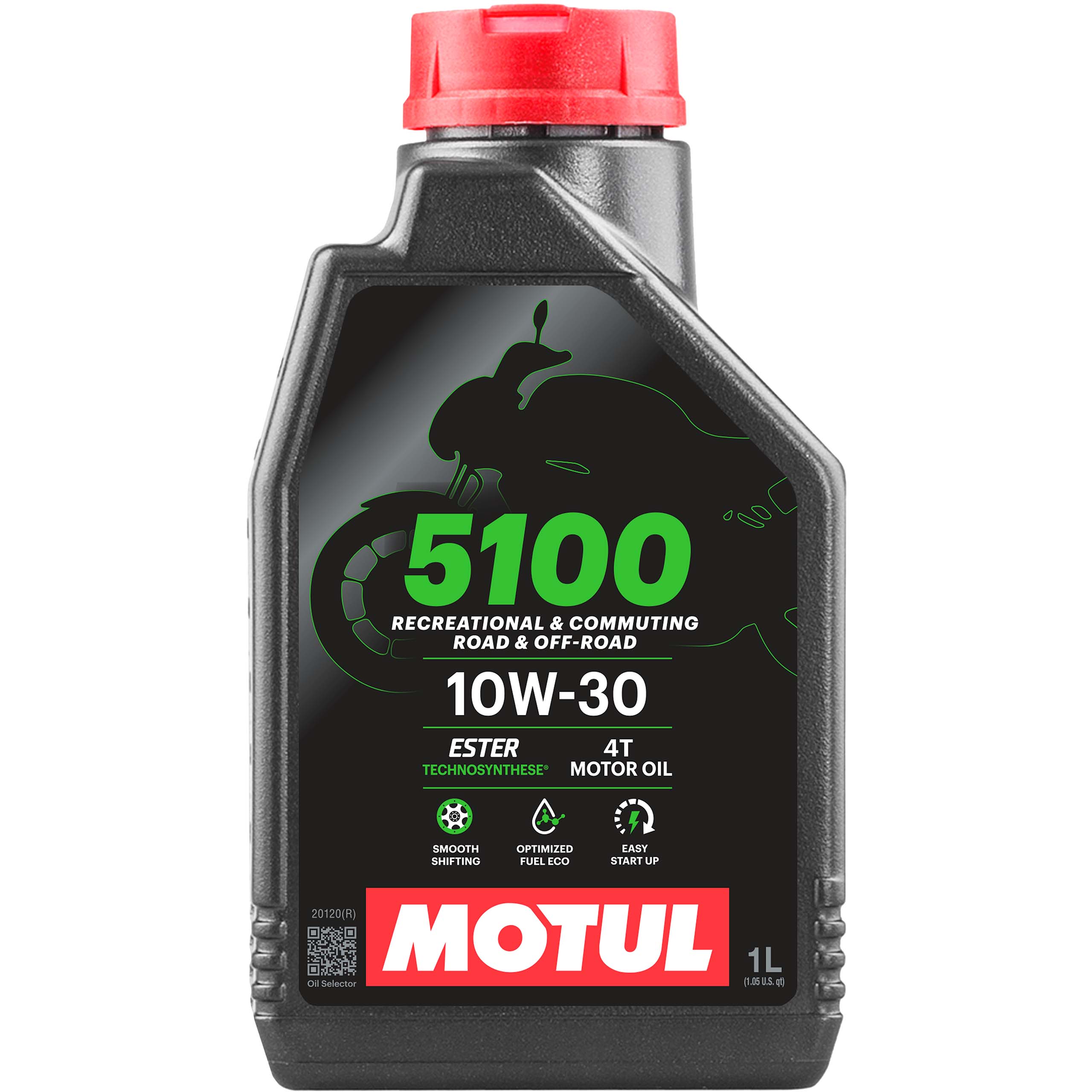 Huile moteur Motul semi-synthétique 5100 4T 10W-30 1 litre