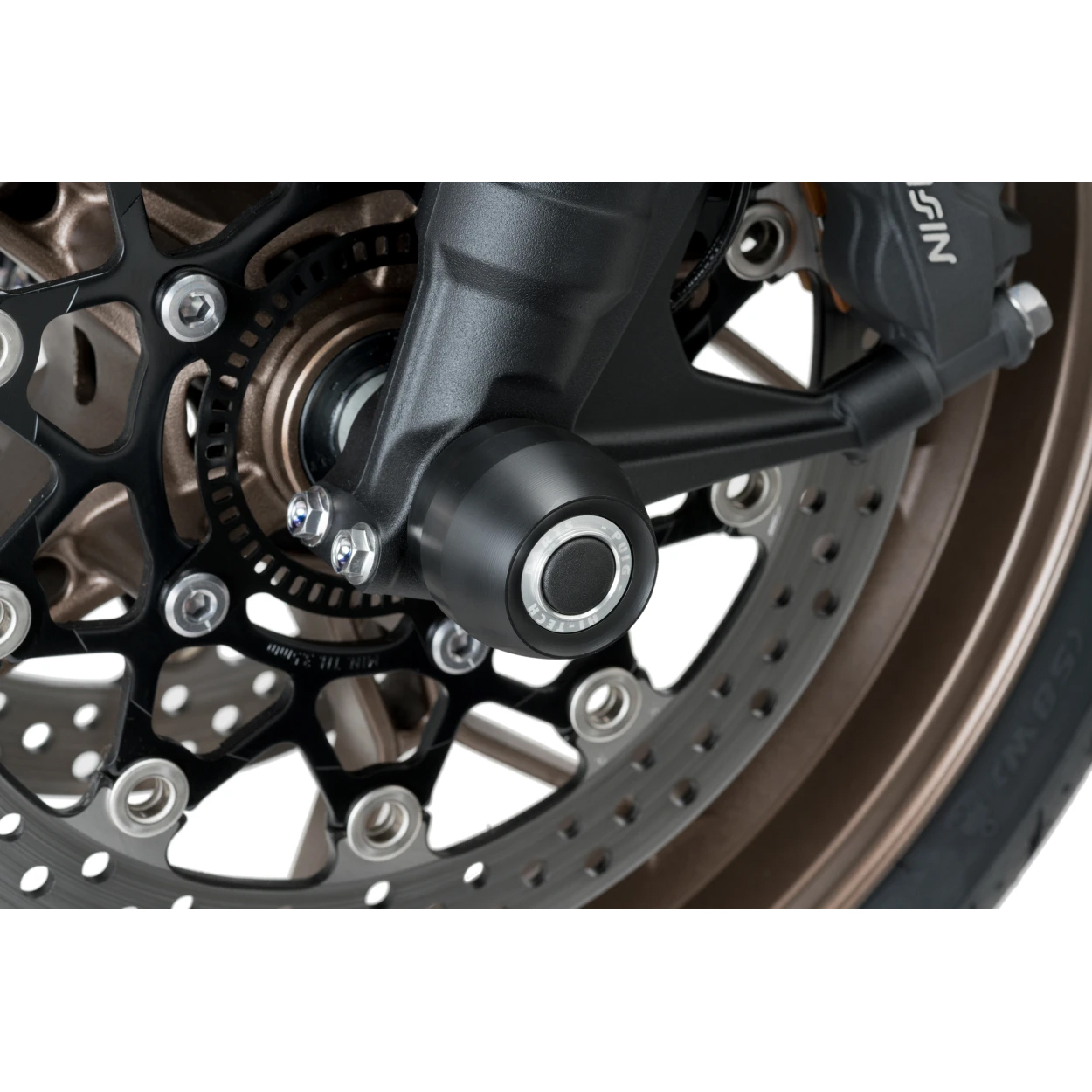 Puig crash pads front axle 20160N for Honda 650/1000/1100