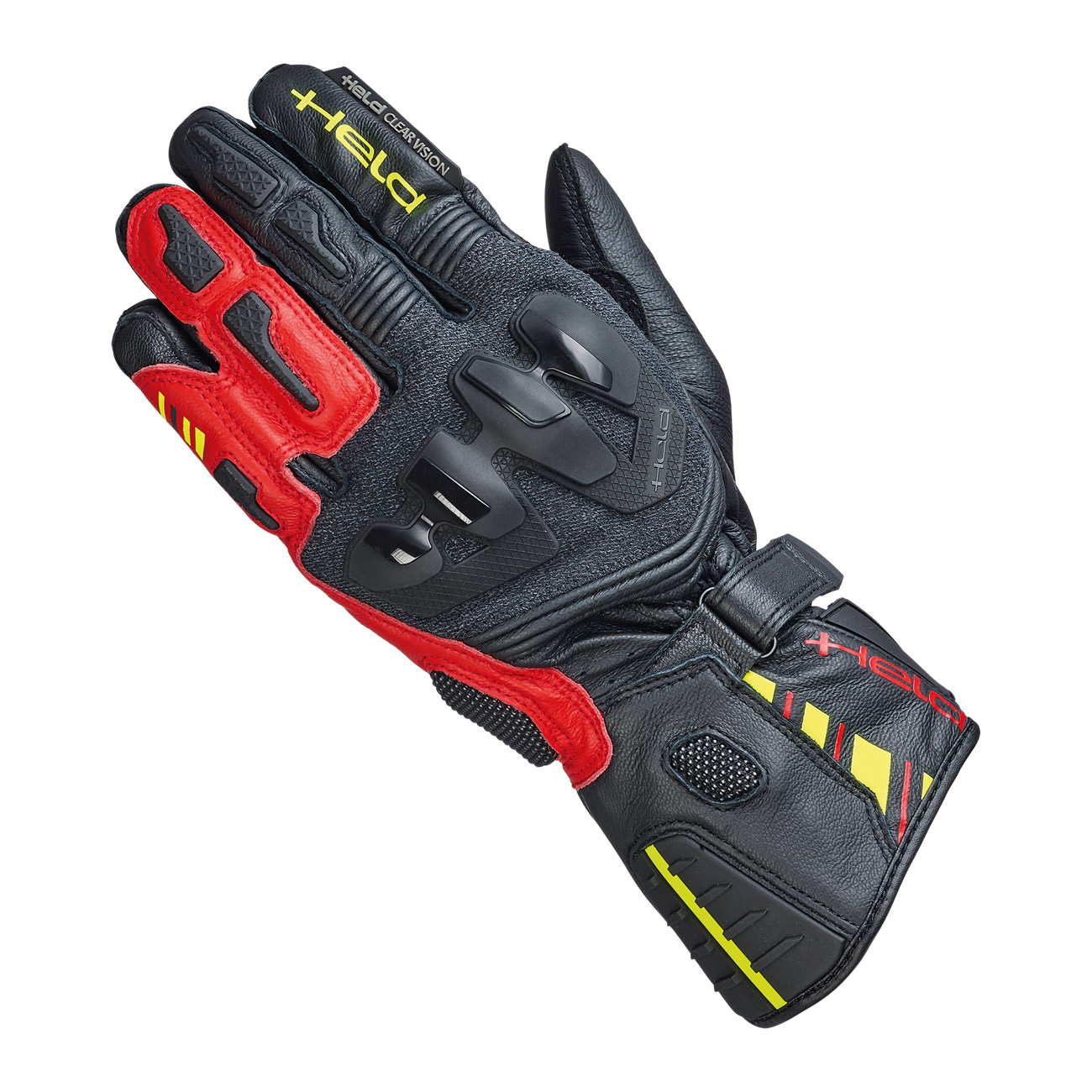 Held-Evo-Thrux 3 Sporthandschuh schwarz/weiß/rot-0001728006035