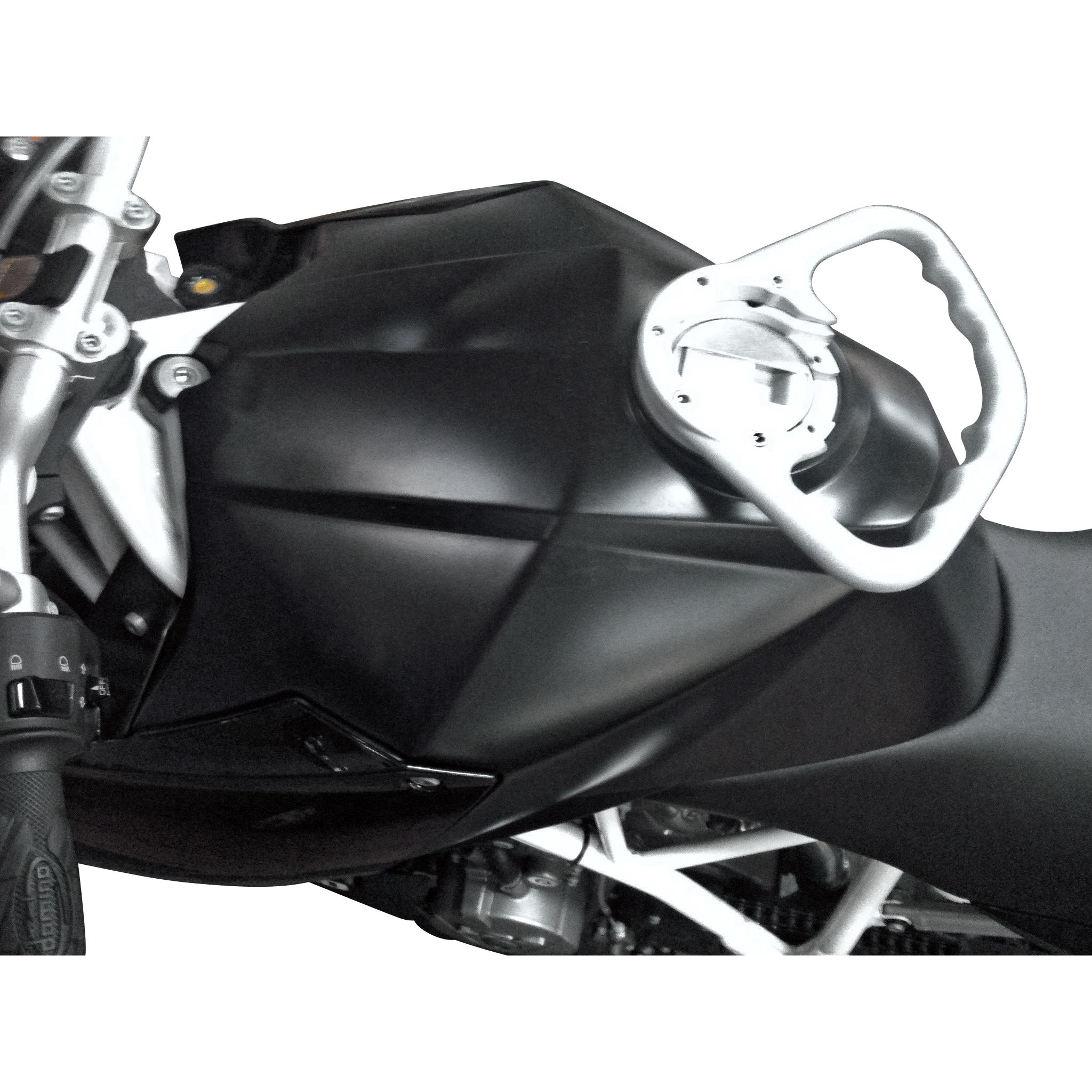 DuoDrive Beifahrerhaltegriff ohne Schrauben DAF 01 S silber - Motorradteile & Ersatzteile - Lenker, Griffe & Hebel