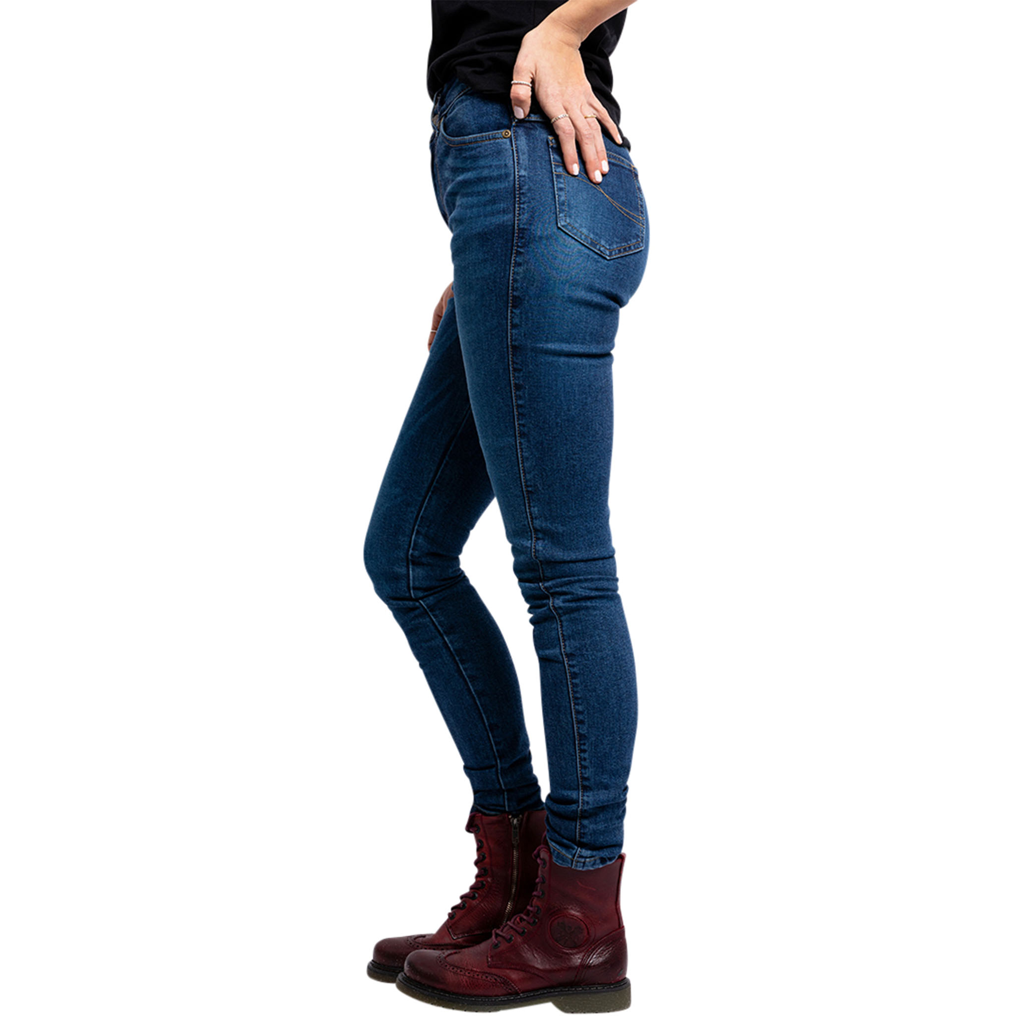 John Doe-Luna High Mono Damen Jeanshose dark blue used 26/32-2100031999003234