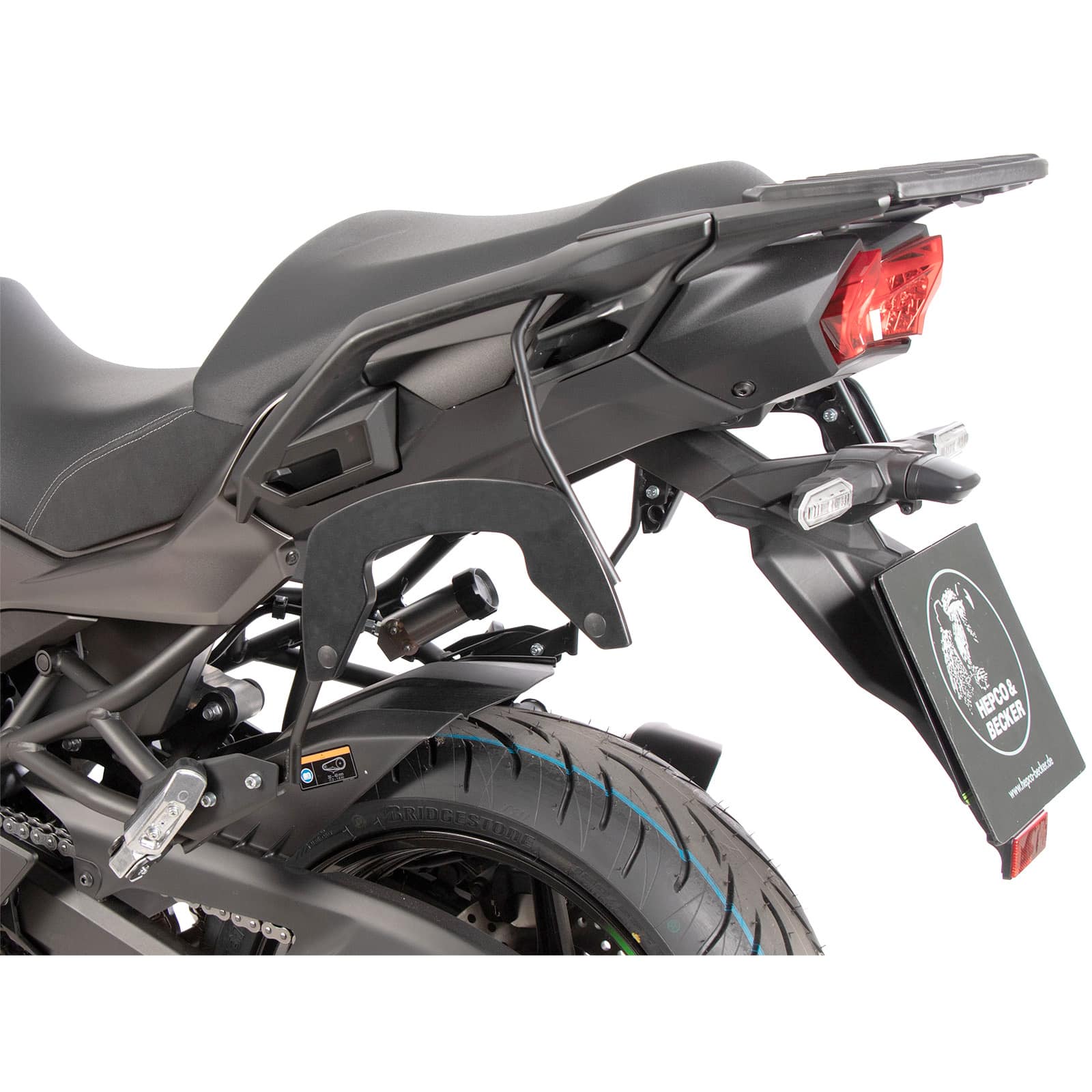 Hepco & Becker Seitentaschenhalter C-Bow schwarz für Kawa Versys 1100 /SE - Motorradzubehör - Motorradgepäck