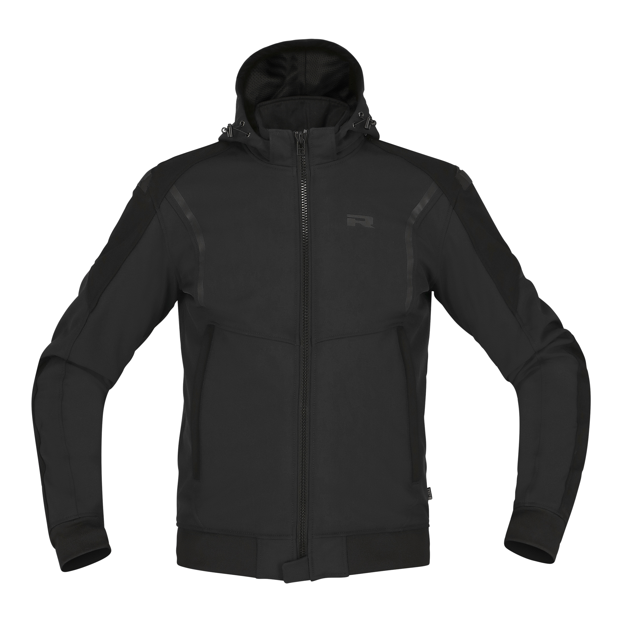 Felpa con cappuccio Richa Atomic 2 WP nera/grigio scuro