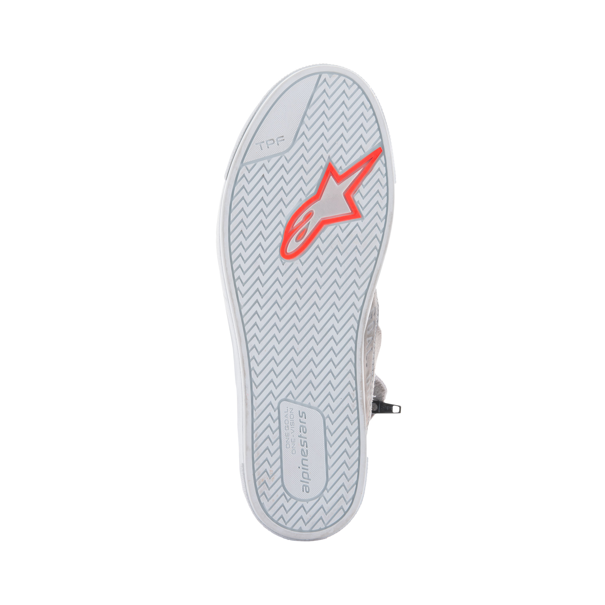 Alpinestars-Stated Motorradschuh hellgrau/fluo rot/weiß 43-0000247999188743