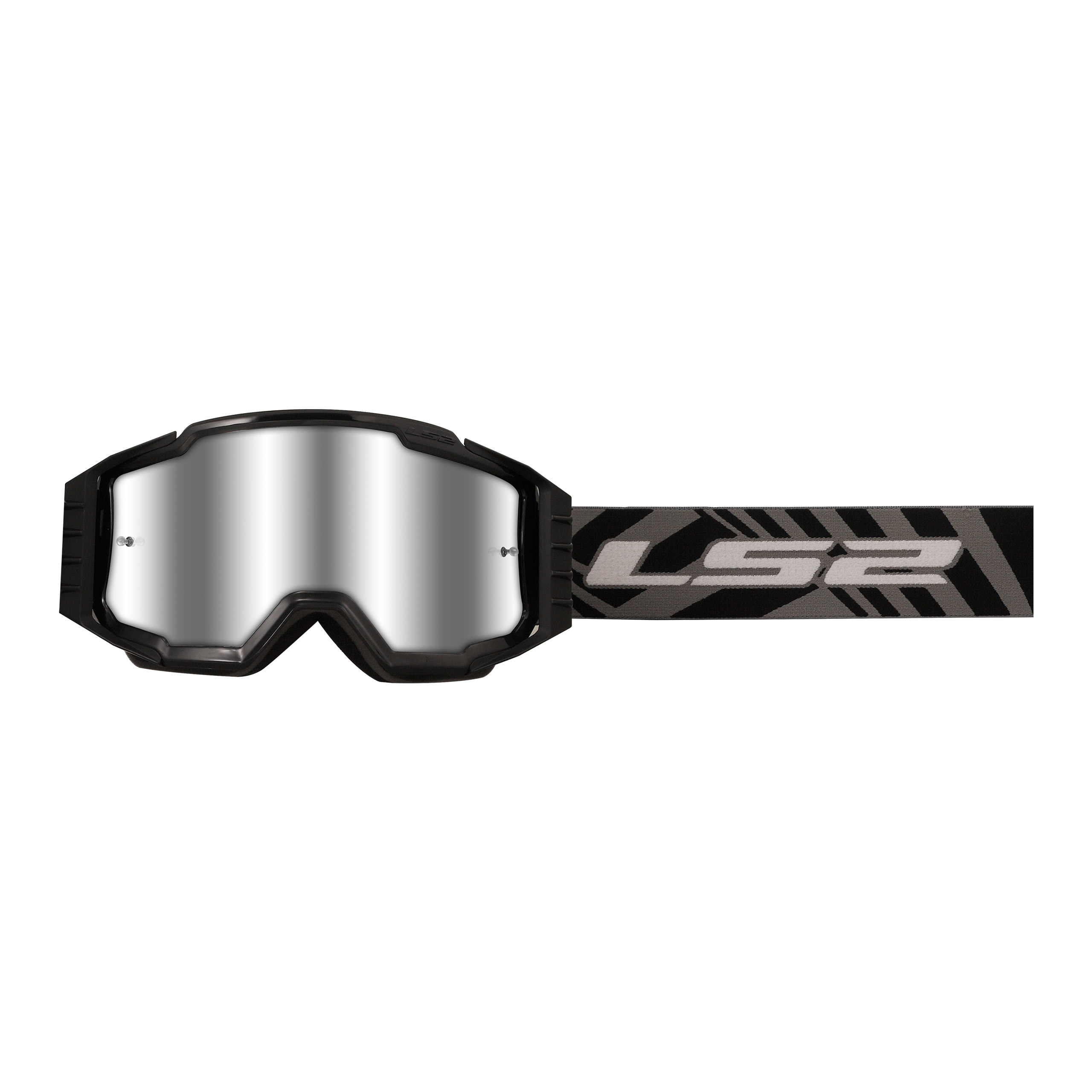 schwarz mit silber verspiegelter Scheibe