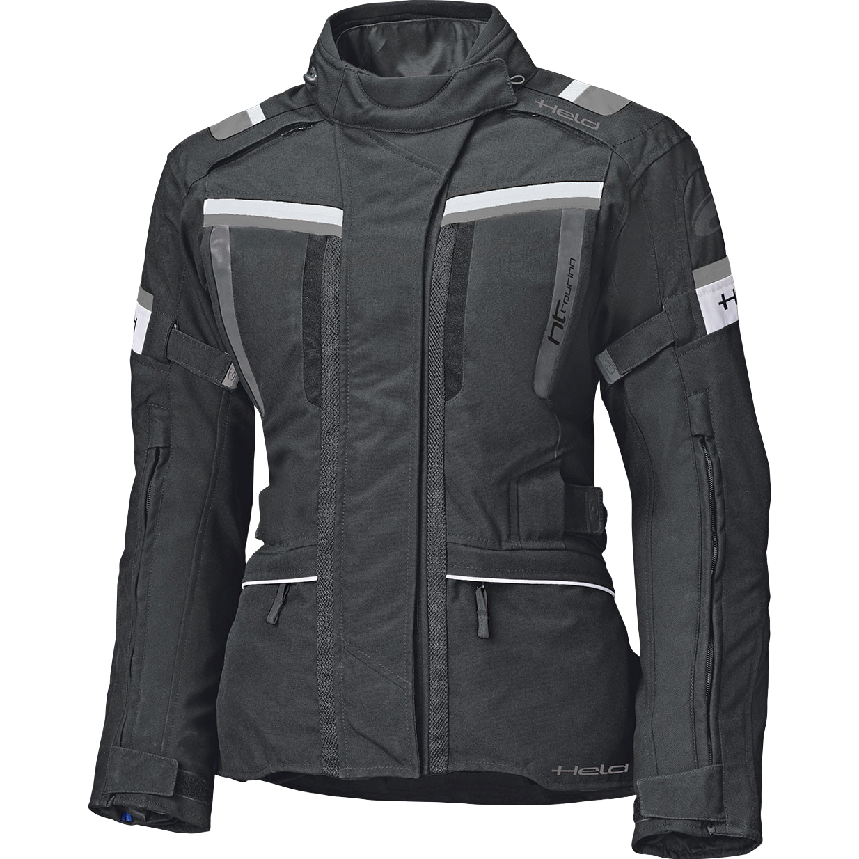 Held Tourino Top Damen Textiljacke schwarz/weiß S - Motorradbekleidung - Touring Motorradbekleidung