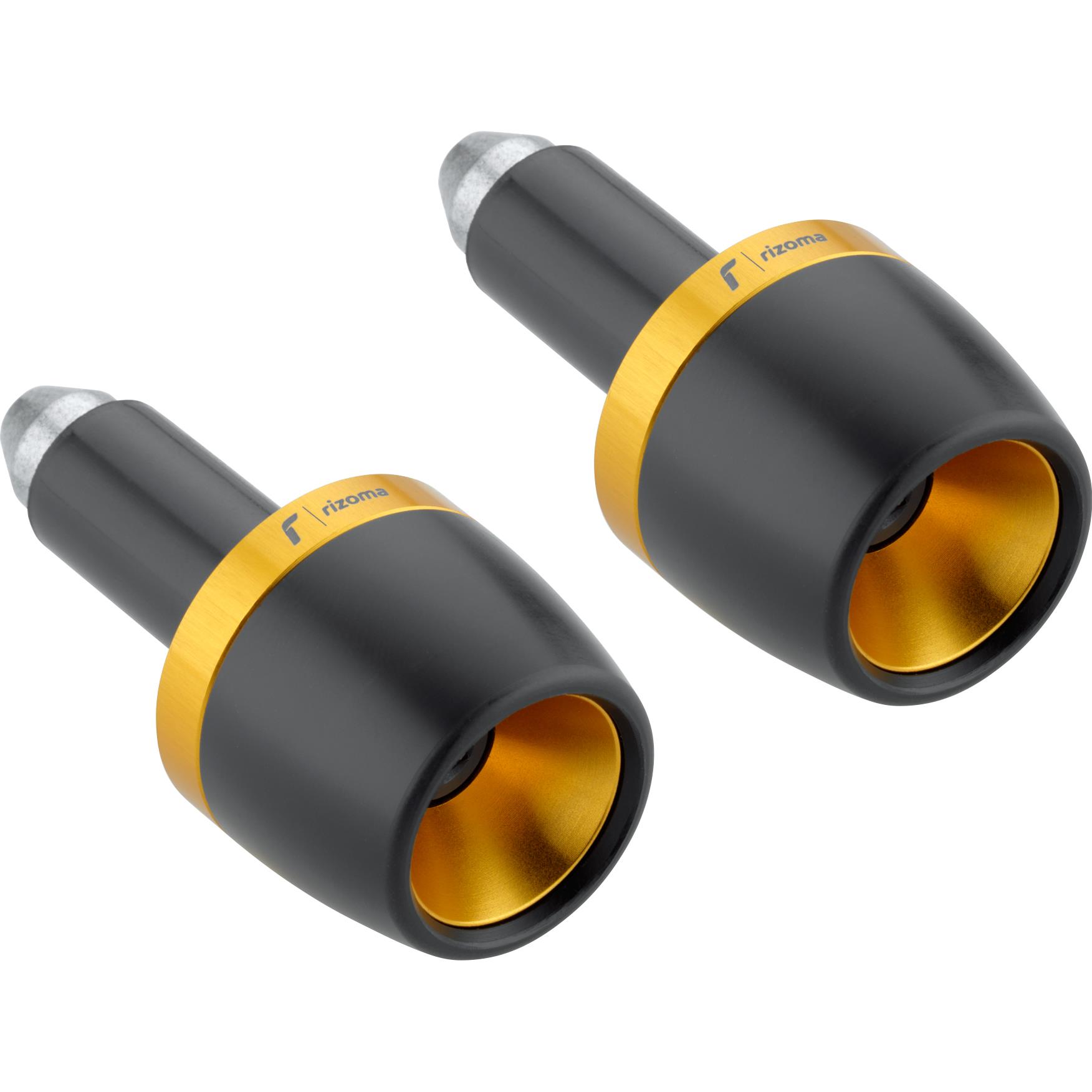 Rizoma handlebar end pair MA532G gold/black