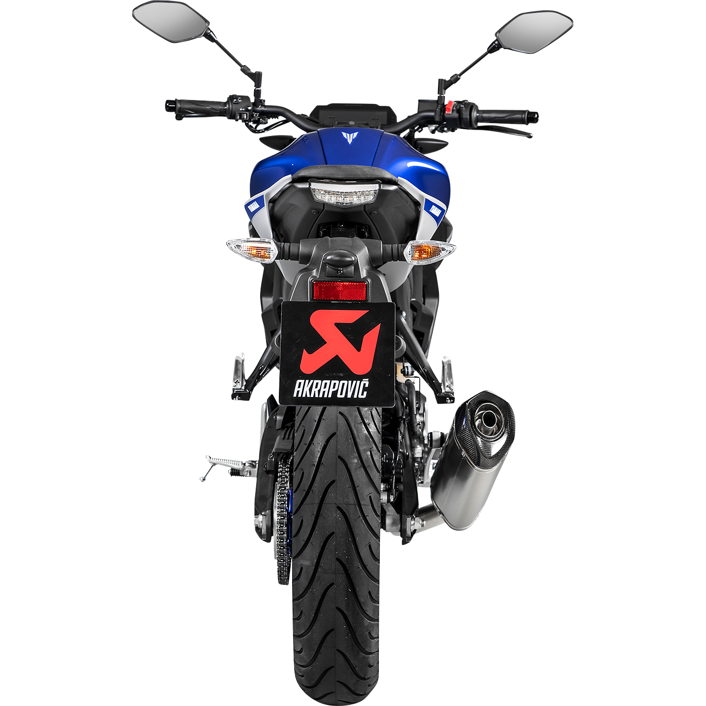 Akrapovic-Auspuff Komplettanlage 1-1 oK Titan für MT/YZF R 125 19-20-5738011000030160