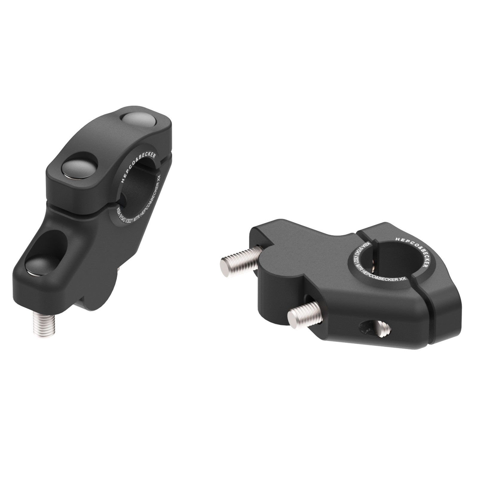 Hepco & Becker handlebar relocation 30/21mm black for Honda CBX 750 F