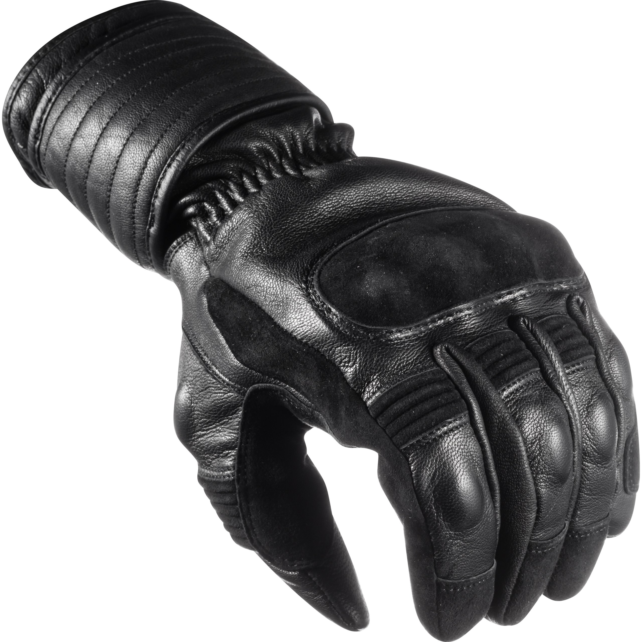 Spirit Motors-Edward Greaser WP Lederhandschuh lang schwarz 9-3115271006001936