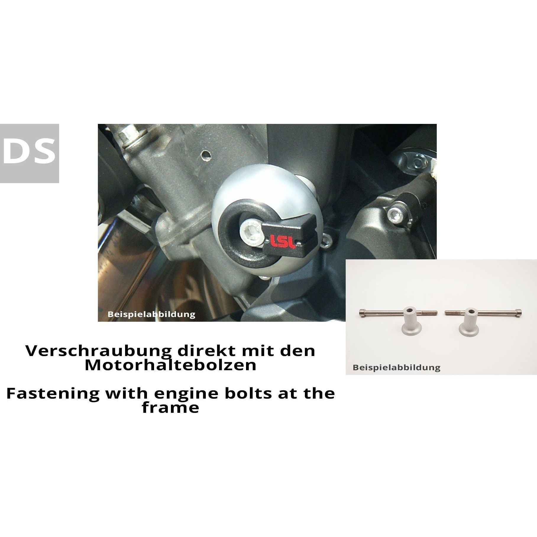 LSL Sturzpadanbausatz Crash Pad für MS Yamaha MT-10 /SP 16-23 - Motorradteile & Ersatzteile - Anbauteile
