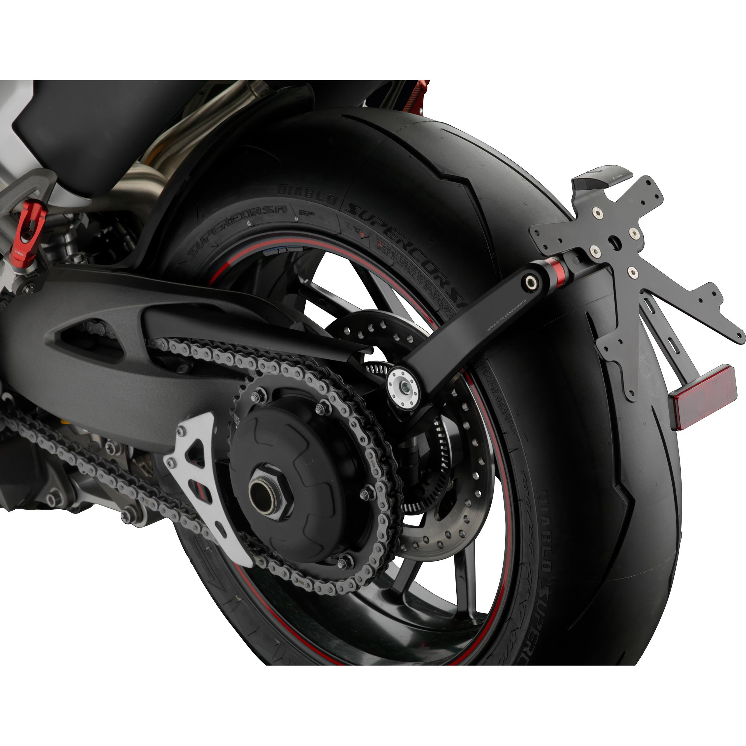 Rizoma-Kennzeichenhalter Side Arm PT667B für Speed Triple 2016--5669691102008320