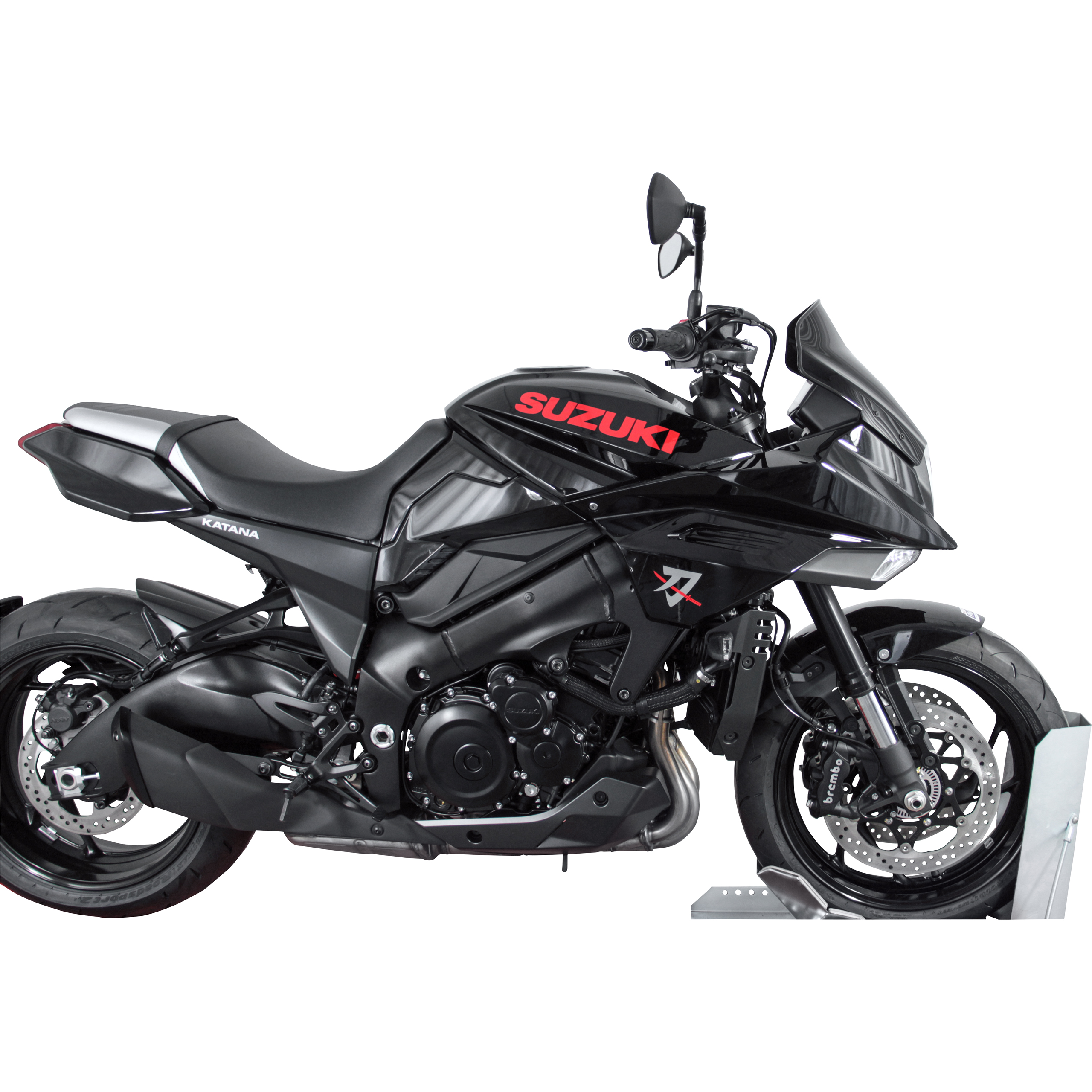 MRA-Spoilerscheibe S schwarz für Suzuki GSX-S 1100 Katana-5651541135000348