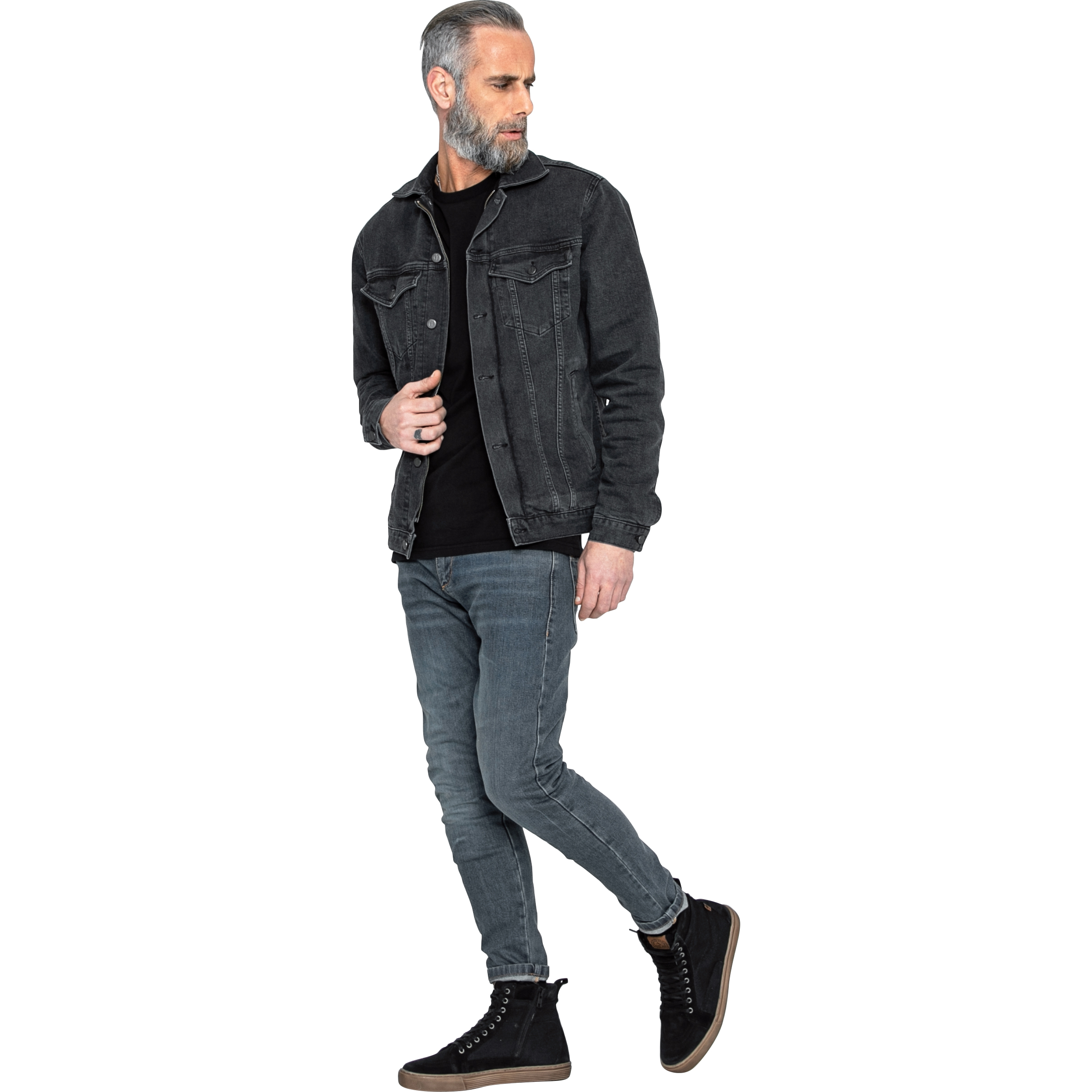 John Doe-Maverick Textiljacke schwarz XL-1000191999001011