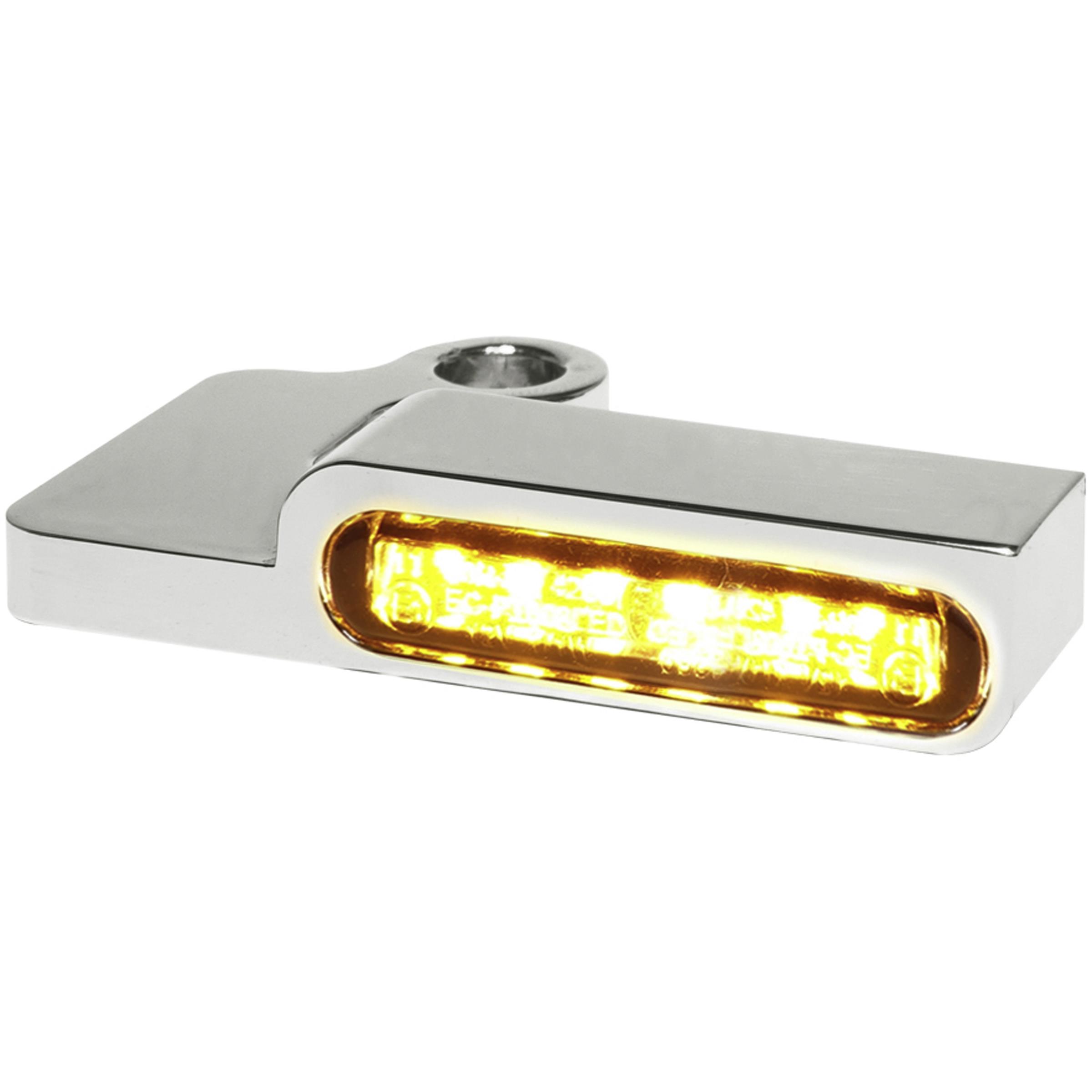 HeinzBikes LED Alu Blinkerpaar vorne Sportster 1996-2013 chrom - Motorradteile & Ersatzteile - Beleuchtung