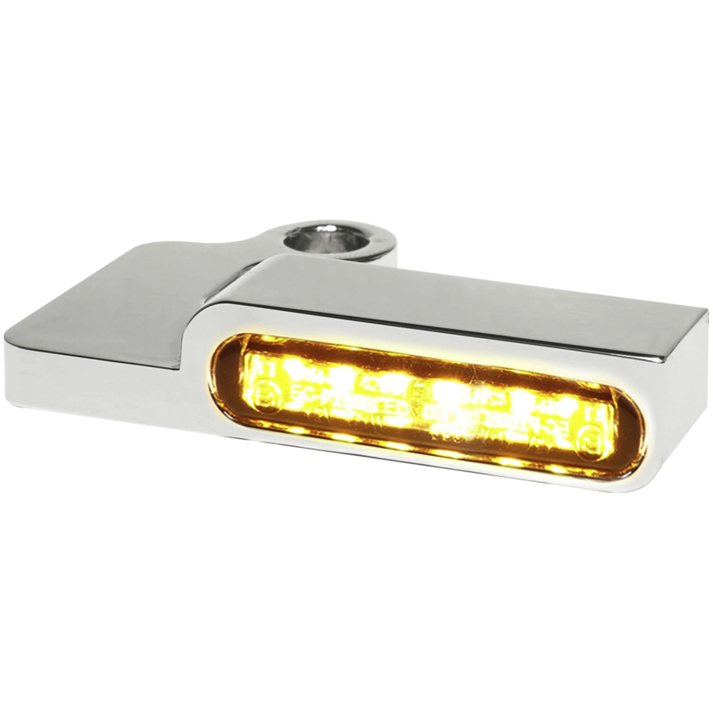 HeinzBikes LED Alu Blinkerpaar vorne Sportster 1996-2013 chrom - Motorradteile & Ersatzteile - Beleuchtung