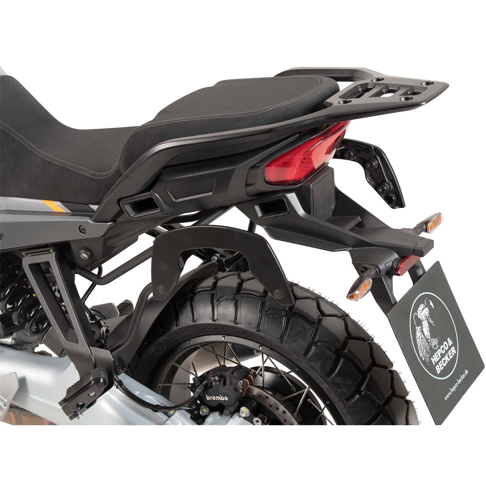 Hepco & Becker Seitentaschenhalter C-Bow schwarz für Moto Guzzi Stelvio 100 - Motorradzubehör - Motorradgepäck