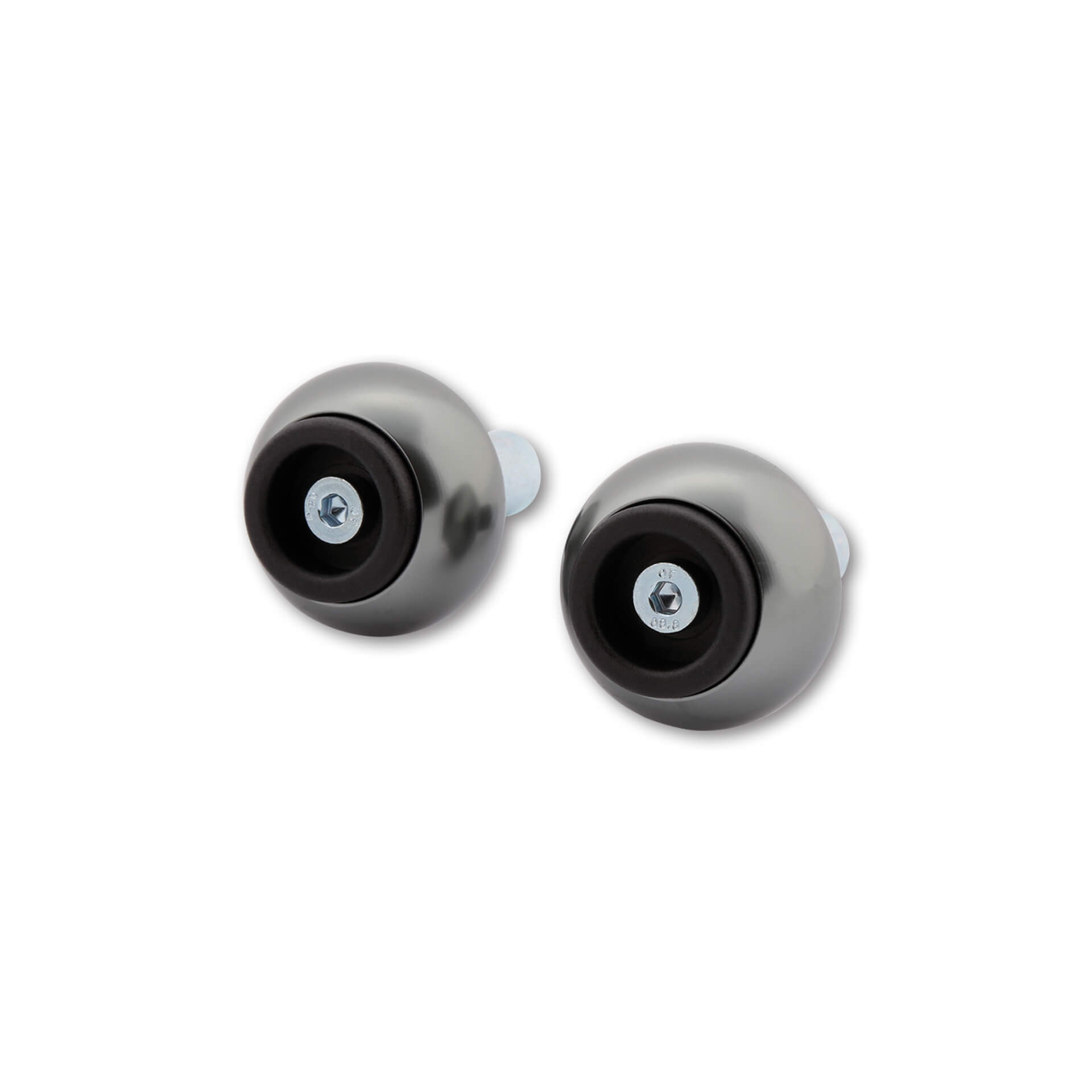 LSL Lenkergewichte für 18mm Innen-Ø Crash Ball Classic titan - Motorradteile & Ersatzteile - Lenker, Griffe & Hebel