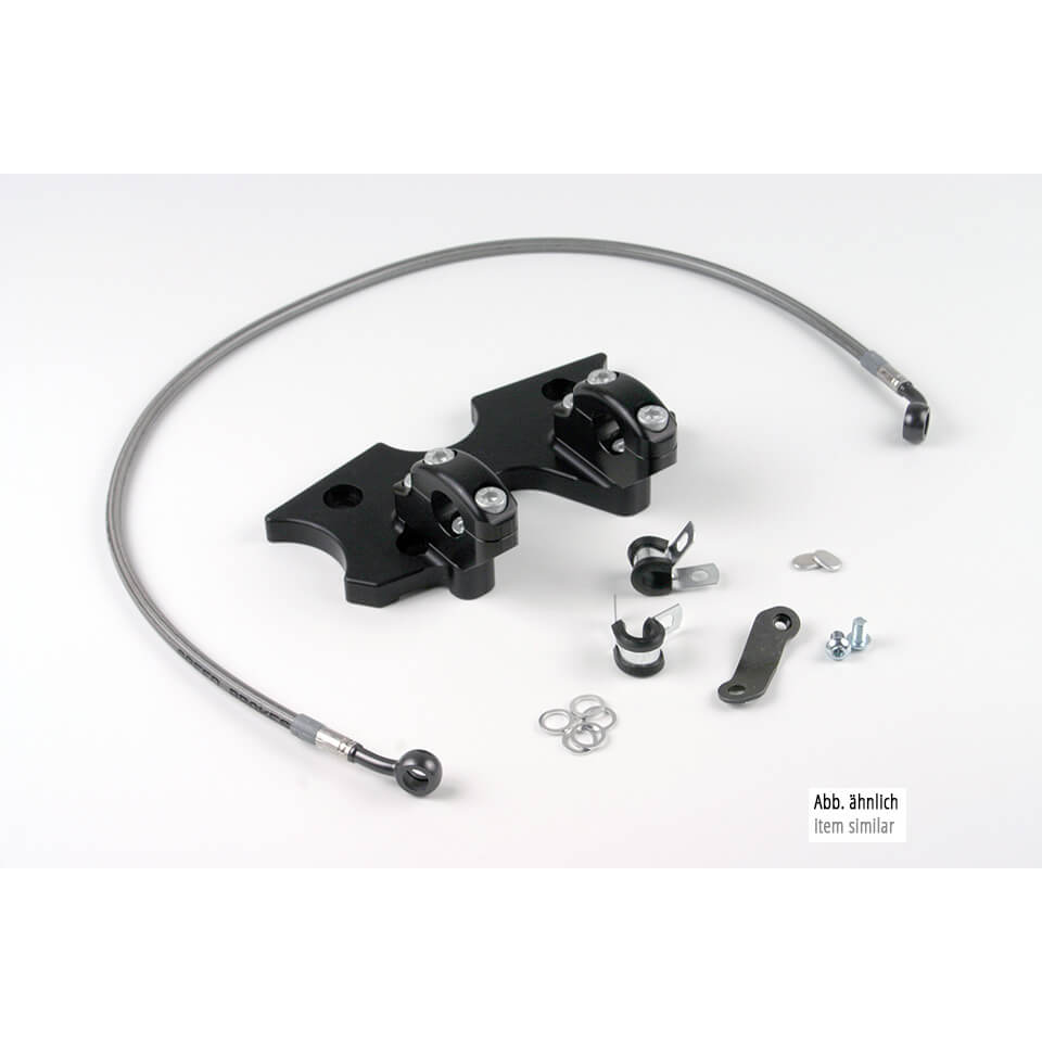 LSL Lenkerumbau Superbike-Kit 22mm schwarz für Guzzi V11 02-06 - Motorradteile & Ersatzteile - Lenker, Griffe & Hebel